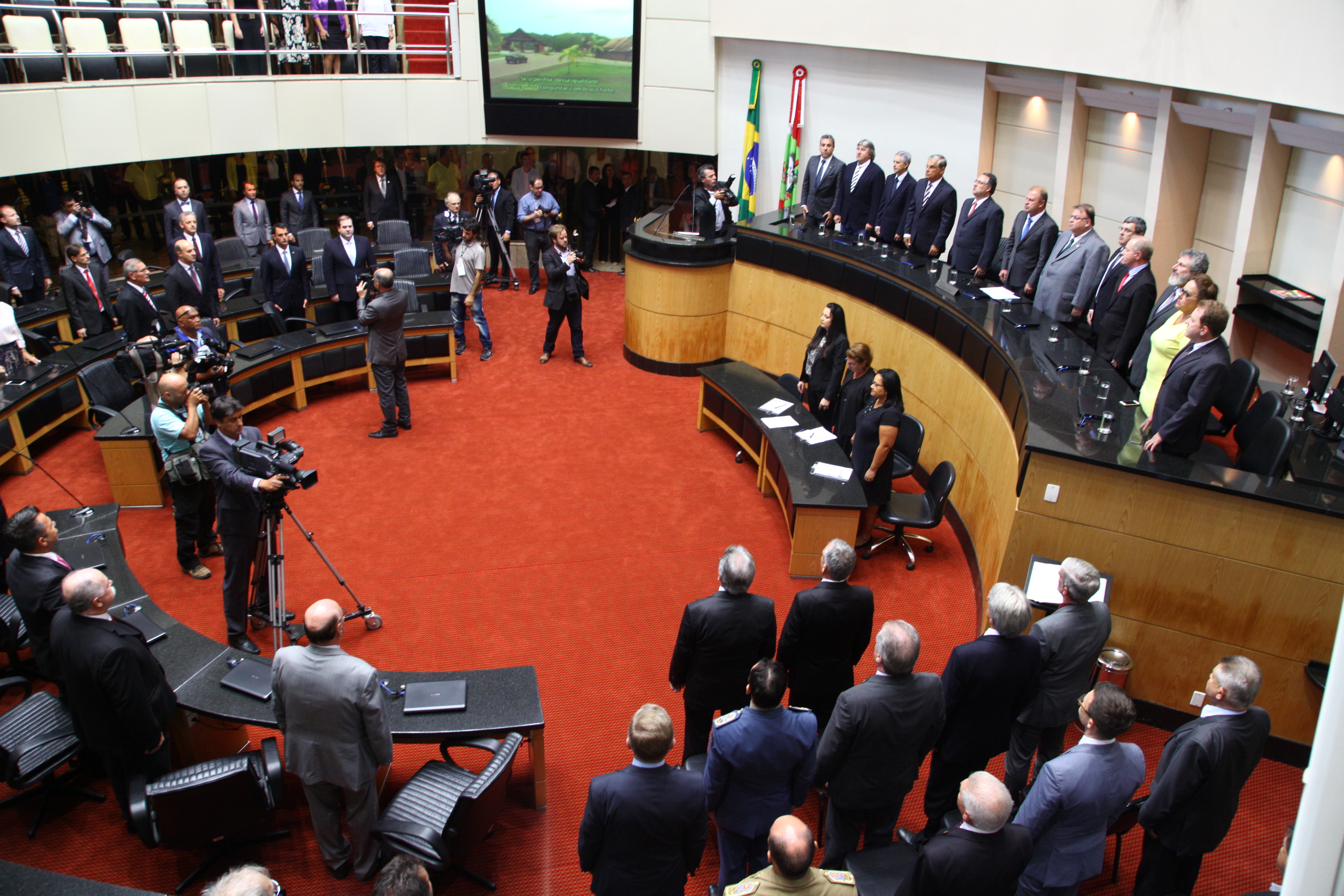 Abertura dos Trabalhos da Segunda Sessão Legislativa da 18ª Legislatura. Foto: Solon Soares/Agência AL