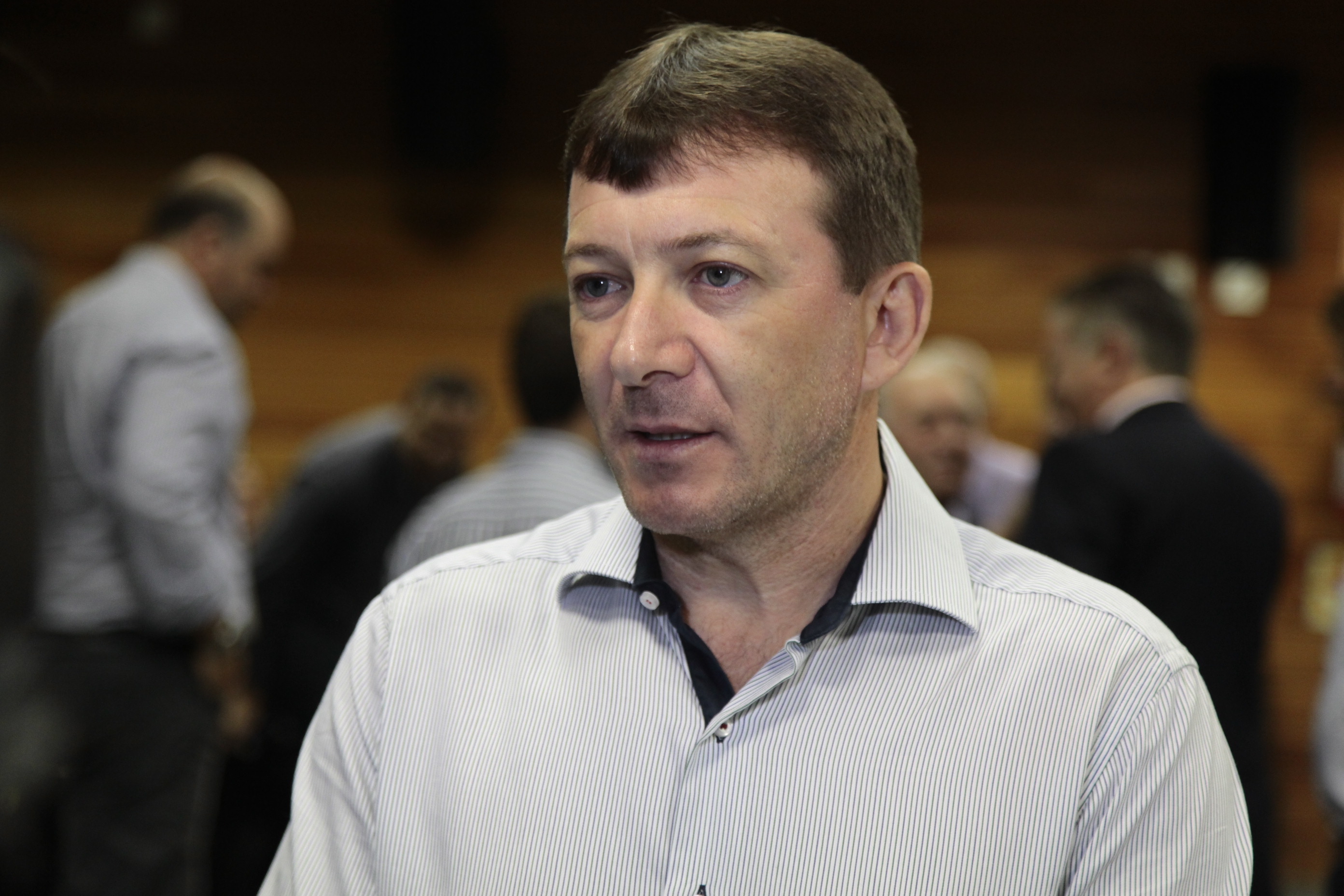 Reunião de emergência com o objetivo de debater o atual contexto da Suinocultura e do Milho no Estado de Santa Catarina.  Losivanio Luiz de Lorenzi, Presidente da COASC.
