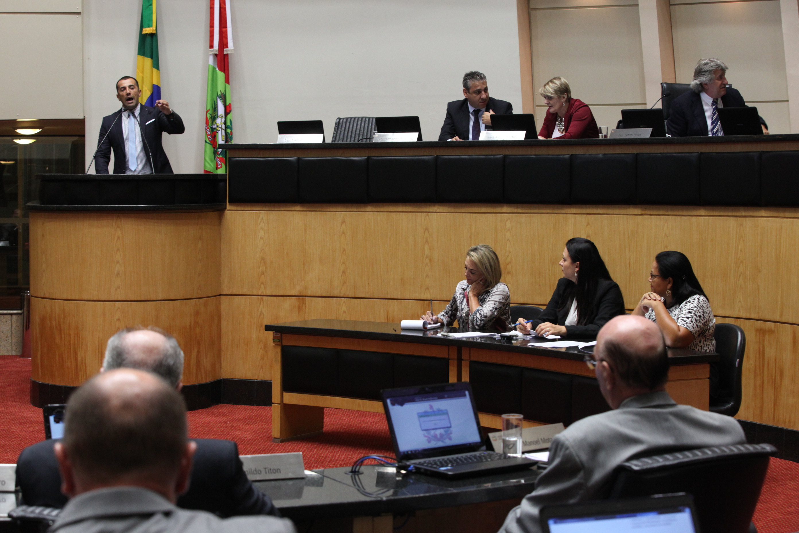 Sessão Ordinária da Assembleia Legislativa do Estado de Santa Catarina. Deputado Patrício Destro (PSB)