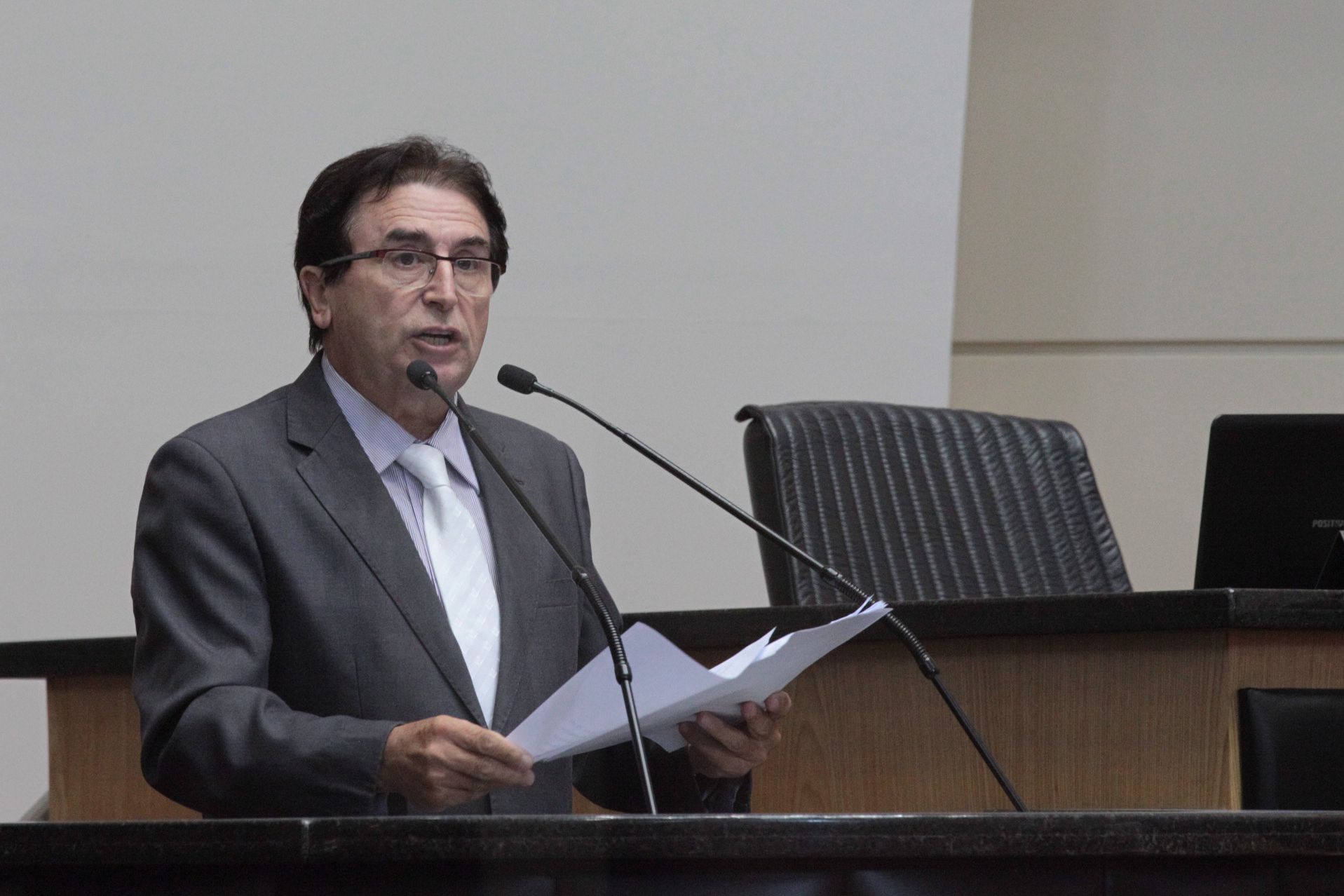 Sessão Ordinária. Deputado Antônio Aguiar (PMDB) - Foto: Solon Soares/Agência AL