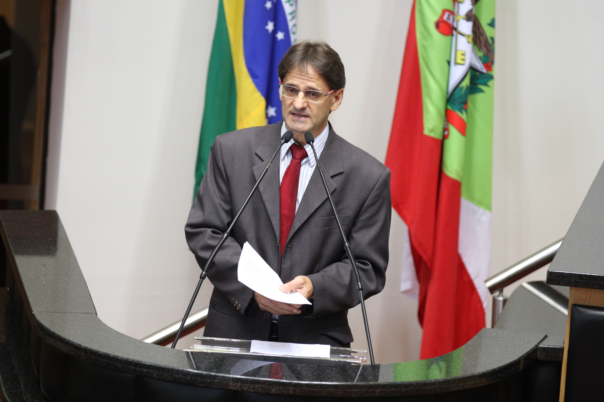 Sessão Ordinária. Deputado Neodi Saretta (PT). Foto: Yuri Santos / Agência AL