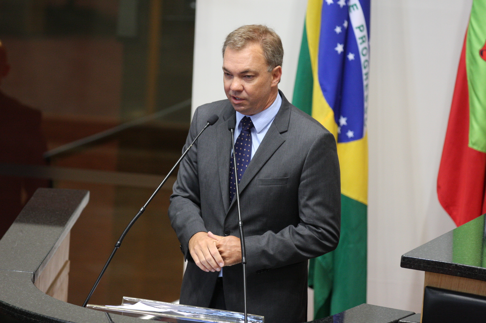 Sessão Ordinária. Deputado Gean Loureiro (PMDB). Foto: Yuri Santos / Agência AL