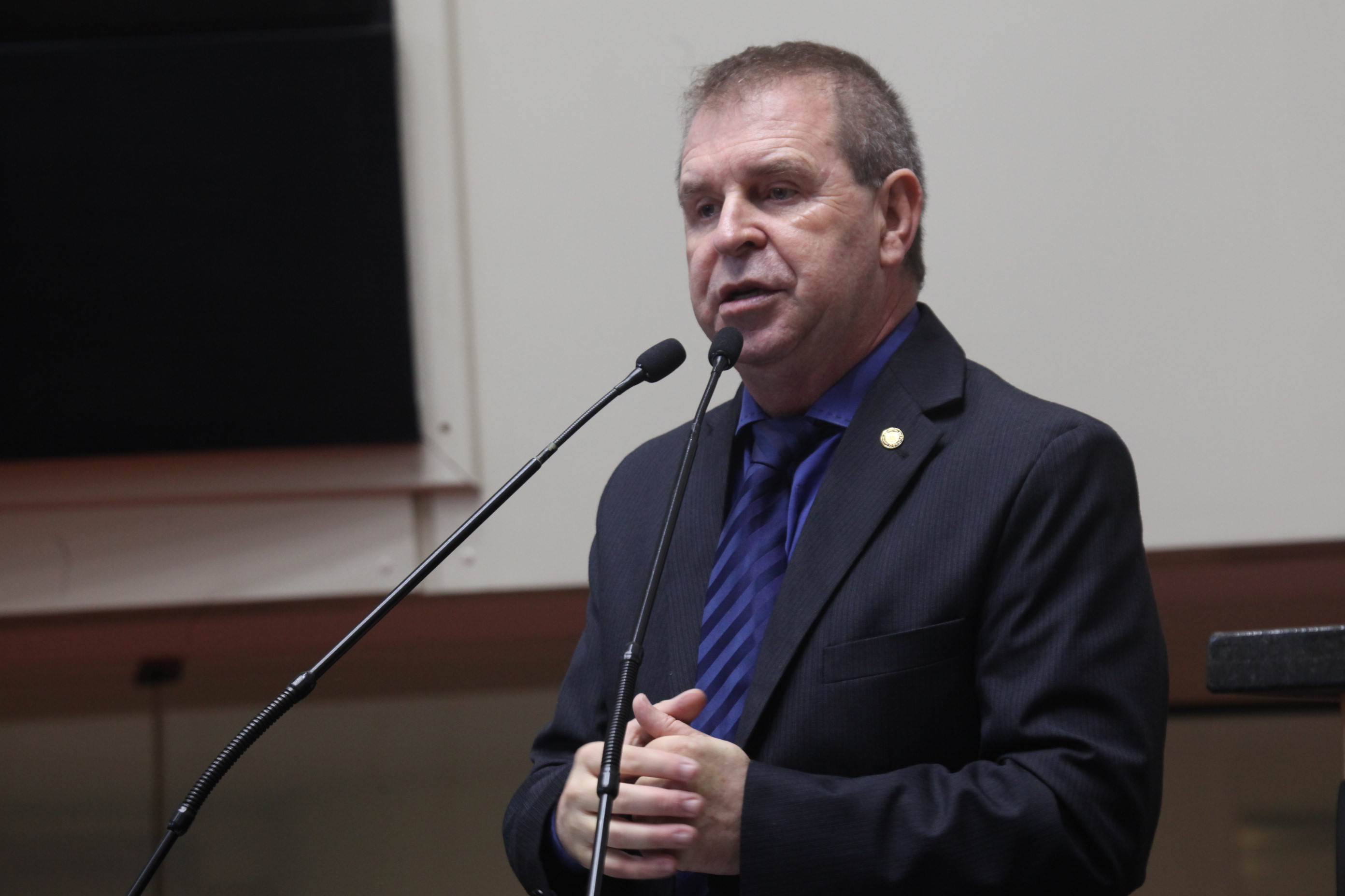 Sessão Ordinária. Deputado Maurício Eskudlark (PSD). Foto: Eduardo Guedes de Oliveira / Agência AL