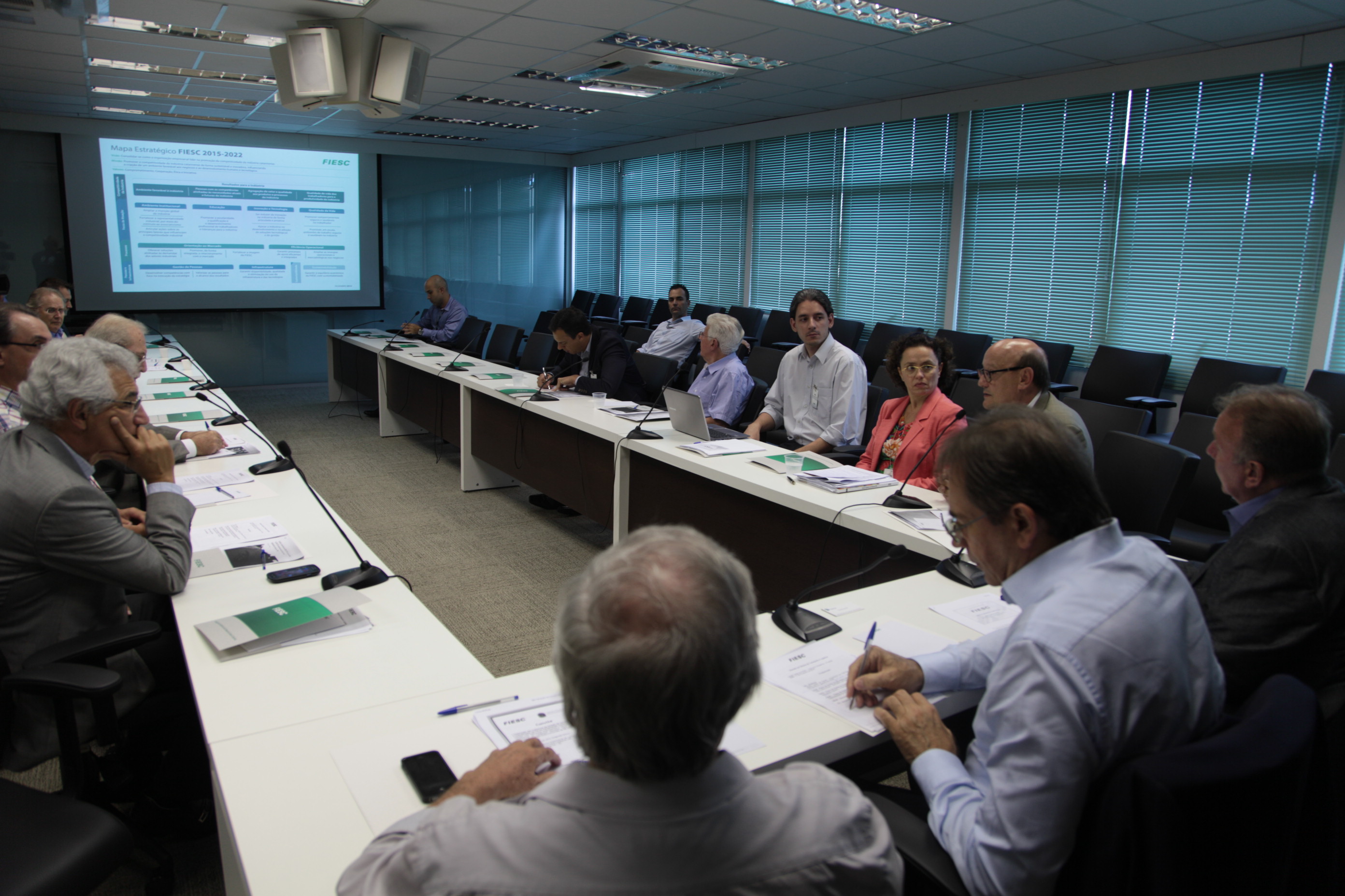 Reunião da Câmara de Transporte e Logística - FIESC.