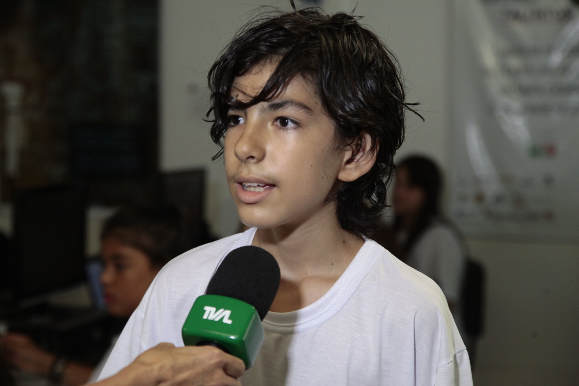 Hainon Lannier Silveira,  aluno da Escola Expressão, de Florianópolis