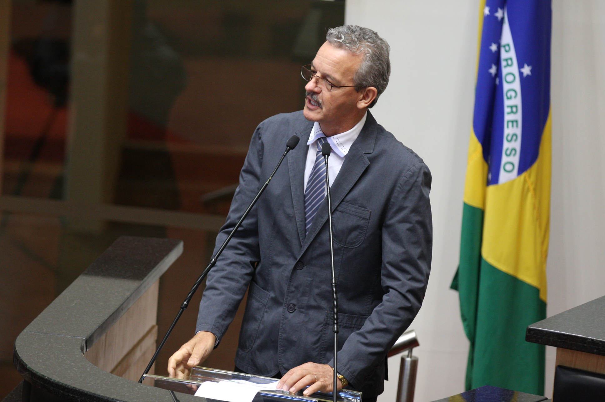 Sessão Ordinária. Deputado Dirceu Dresch (PT). Foto: Yuri Santos / Agência AL