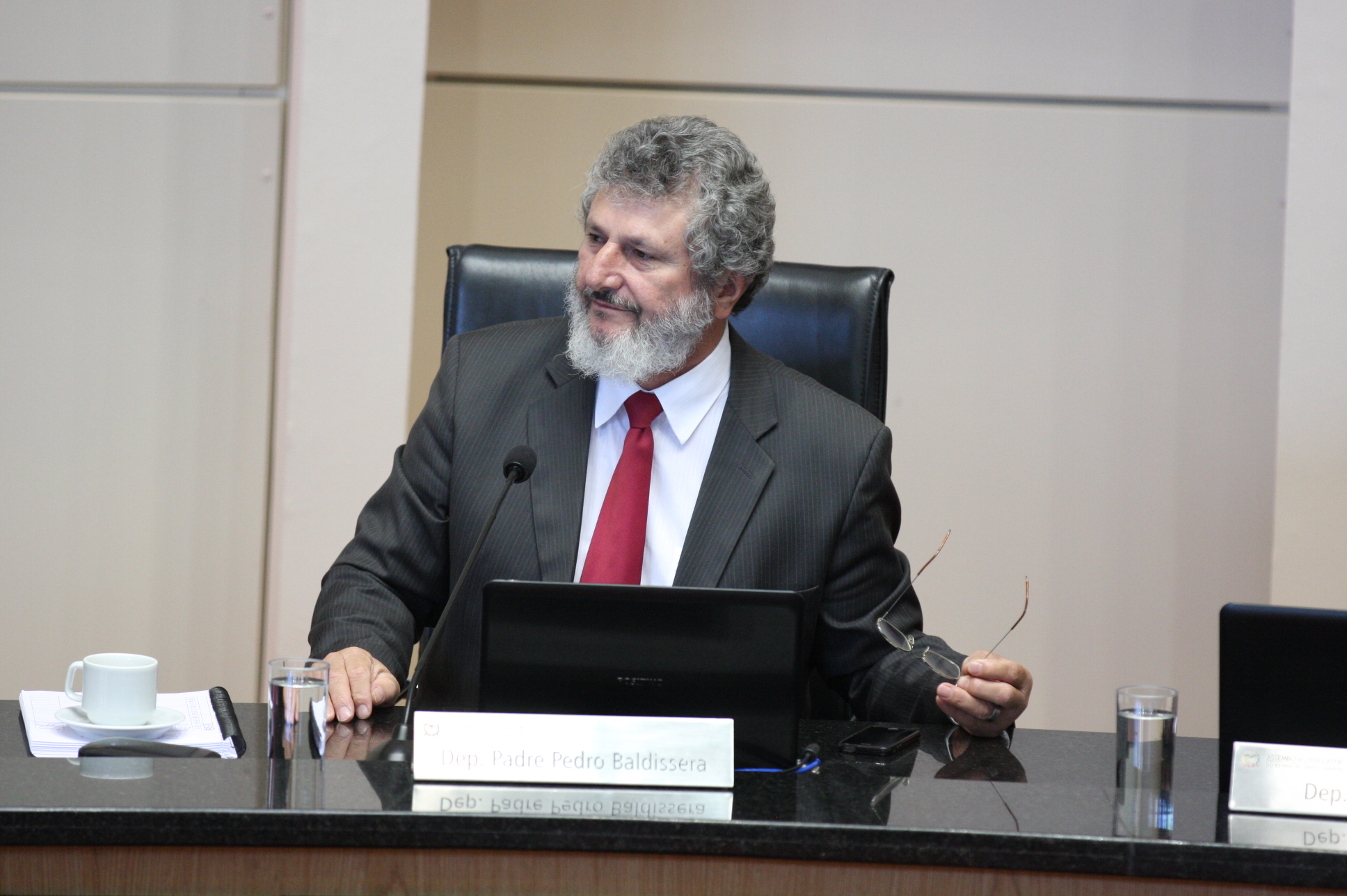 Sessão Ordinária. Deputado Padre Pedro Baldissera (PT). Foto: Yuri Santos / Agência AL