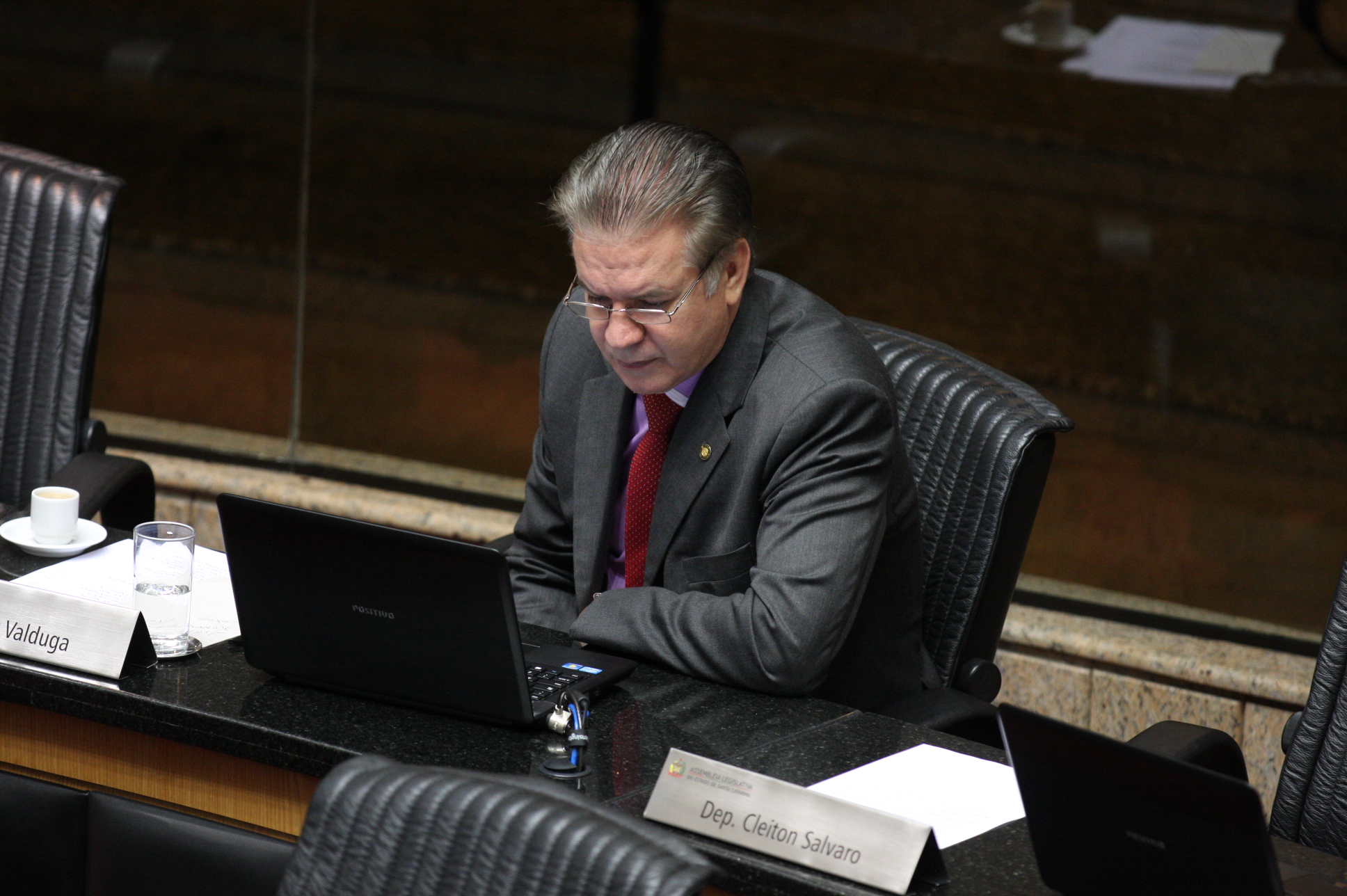 Sessão Ordinária. Deputado César Valduga (PCdoB). Foto: Yuri Santos / Agência AL