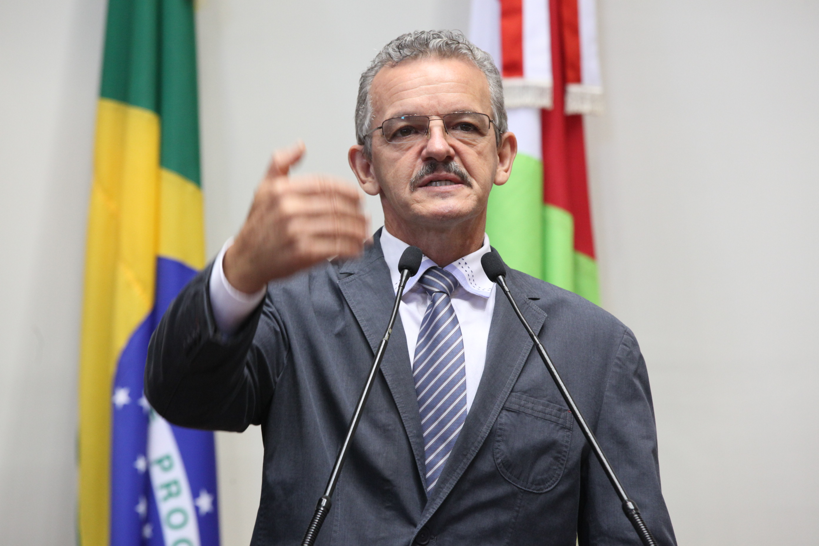 Sessão Ordinária. Deputado Dirceu Dresch (PT). Foto: Eduardo Guedes de Oliveira / Agência AL