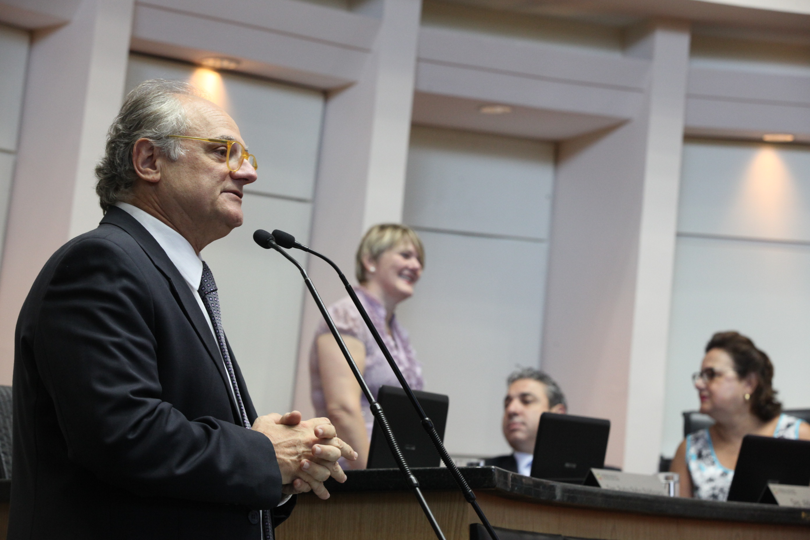 Sessão Ordinária. Deputado Vicente Caropreso (PSDB). Foto: Eduardo Guedes de Oliveira / Agência AL