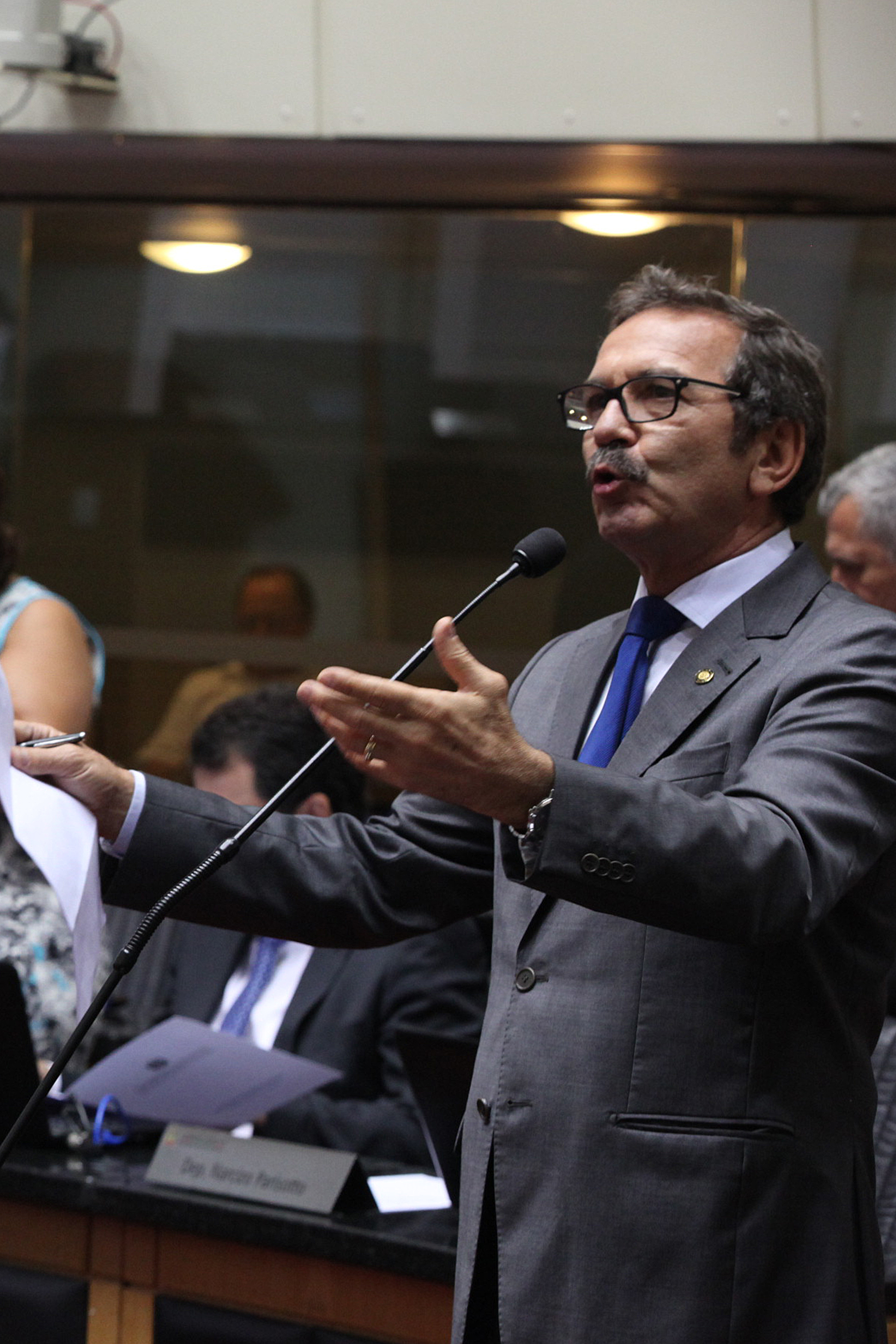 Sessão Ordinária. Deputado Serafim Venzon (PSDB). Foto: Eduardo Guedes de Oliveira / Agência AL