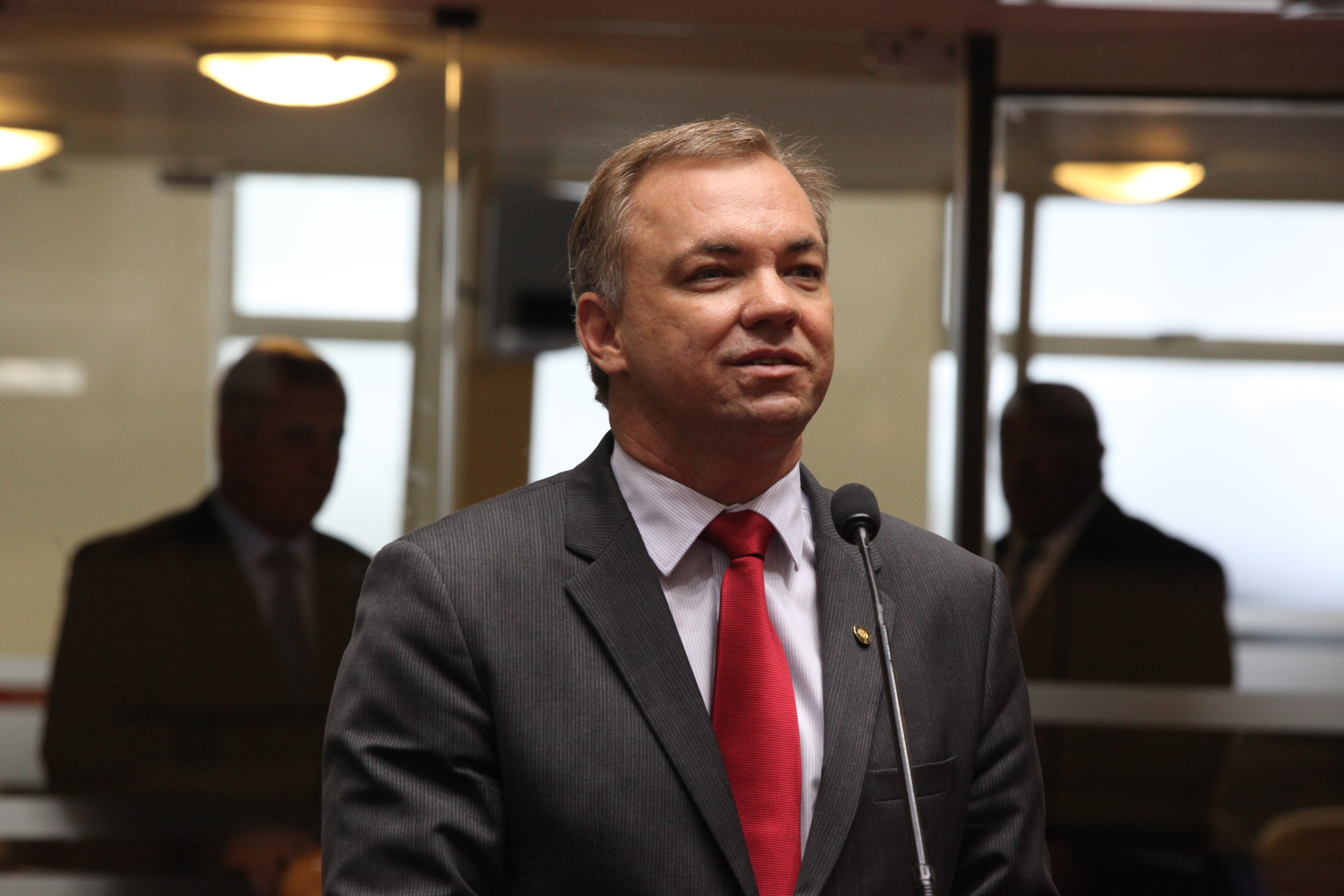 Sessão Ordinária. Deputado Gean Loureiro (PMDB). Foto: Eduardo Guedes de Oliveira / Agência AL