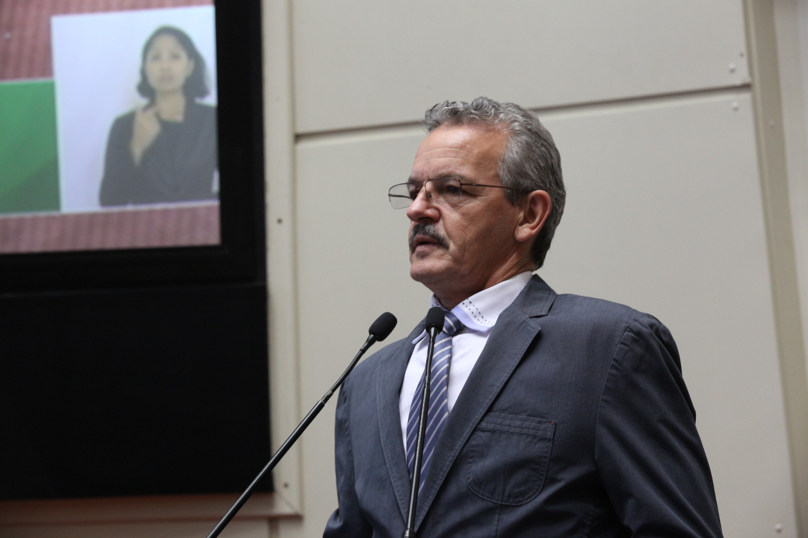 Sessão Ordinária. Deputado Dirceu Dresch (PT). Foto: Eduardo Guedes de Oliveira / Agência AL