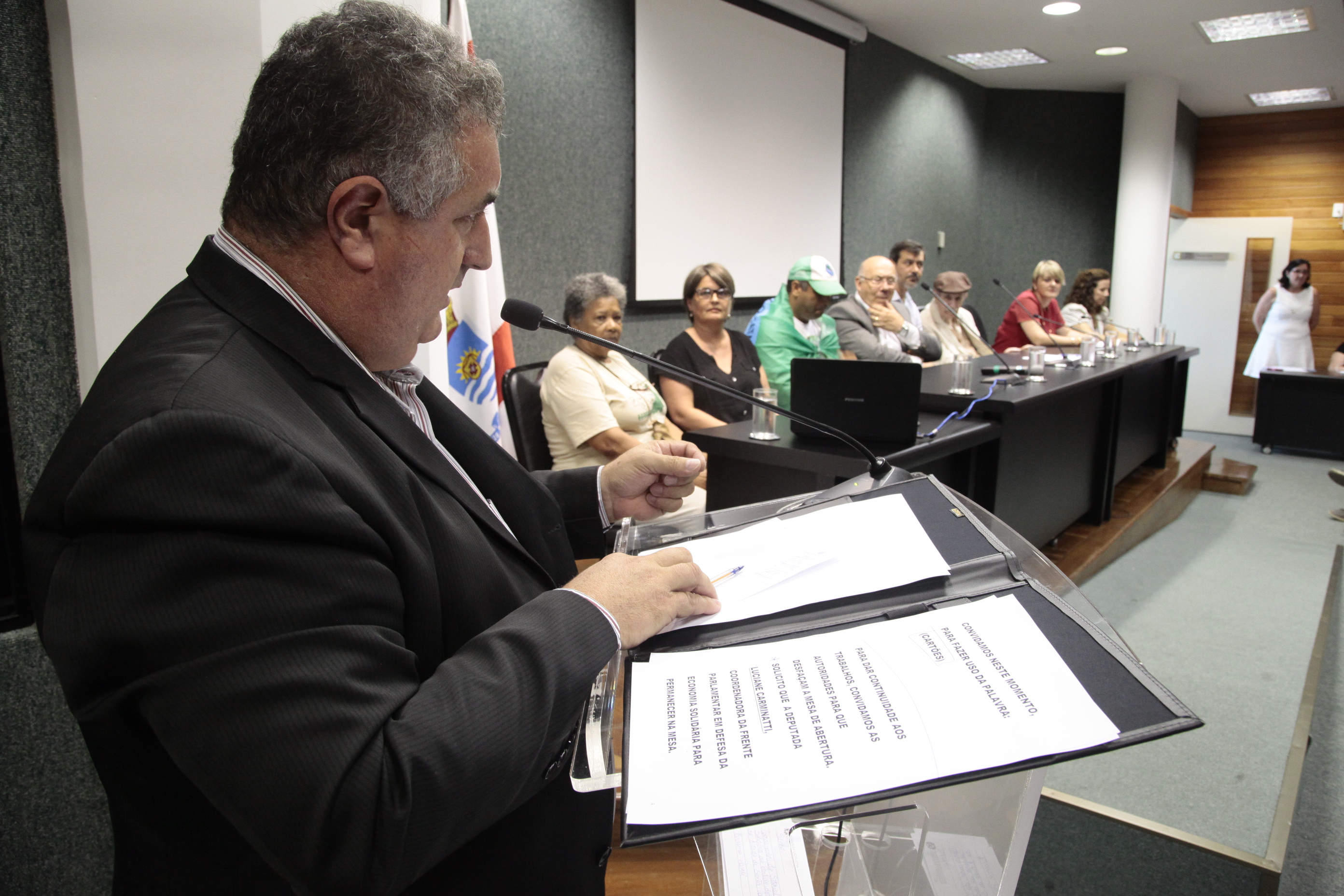 Encontro Catarinense de economia Solidária. Vânio dos Santos