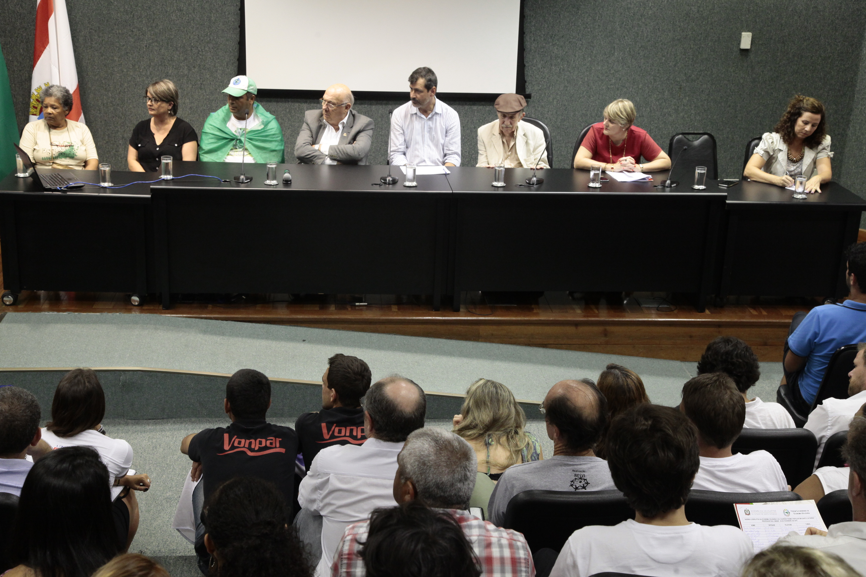 Encontro Catarinense de economia Solidária.