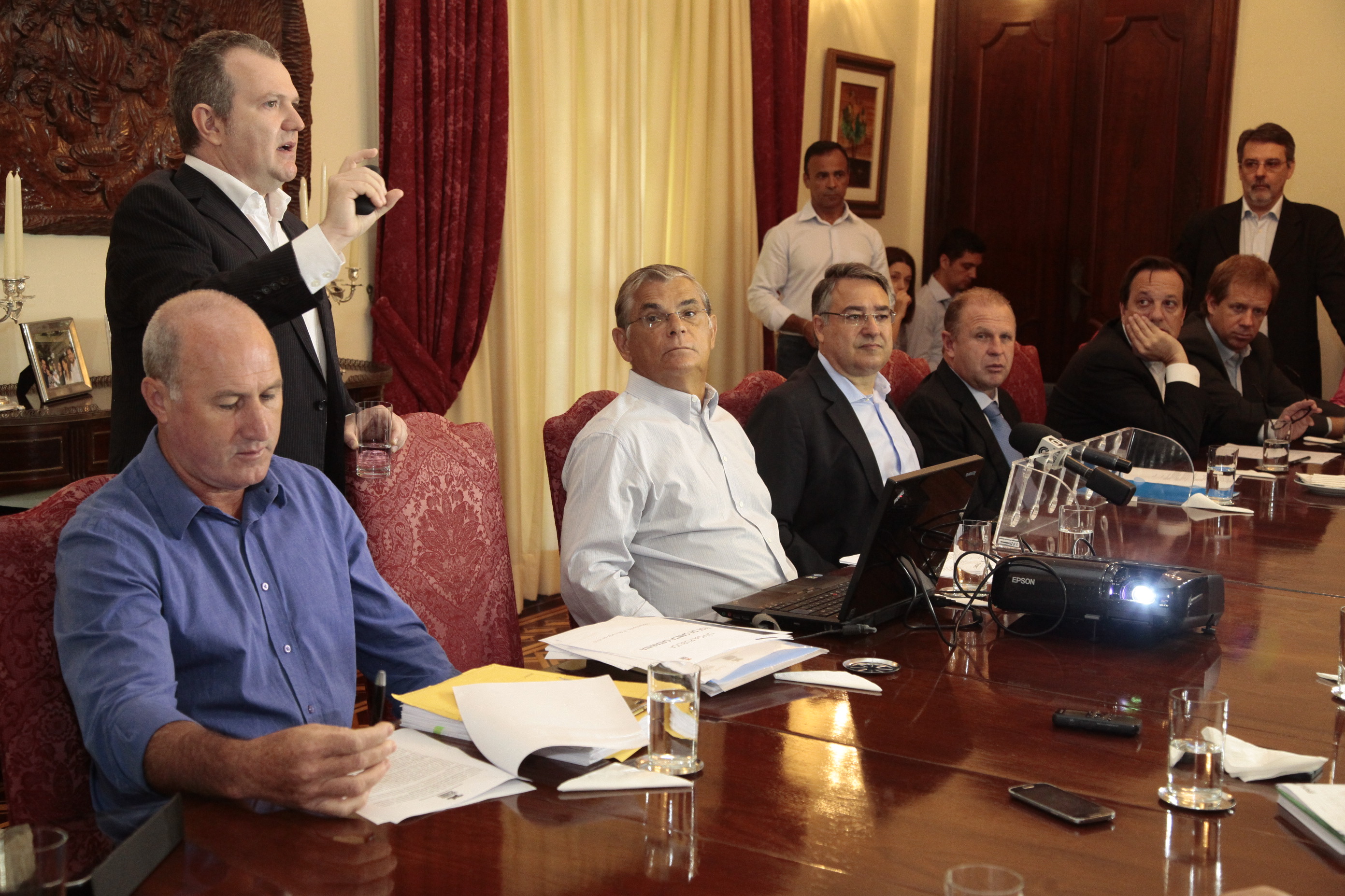 Coletiva do Governador Sobre Dívida do Estado com União. Foto: Fábio Queiroz / Agência AL