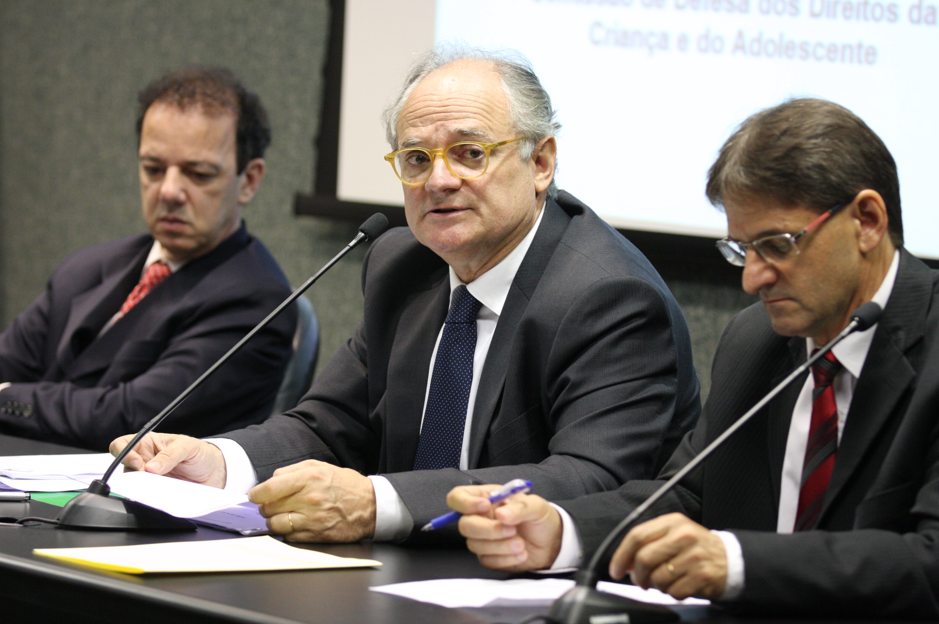 Comissão de Defesa dos Direitos da Criança e do Adolescente. Deputado Vicente Caropreso (PSDB). Foto: Yuri Santos / Agência AL