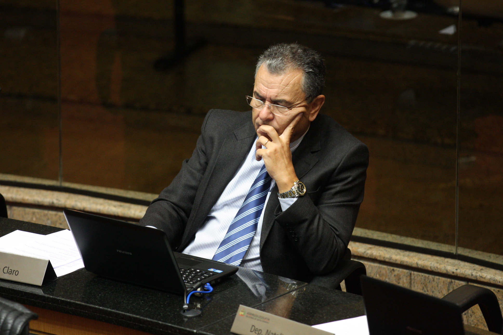 Sessão Ordinária. Deputado Fernando Coruja (PMDB). Foto: Yuri Santos / Agência AL