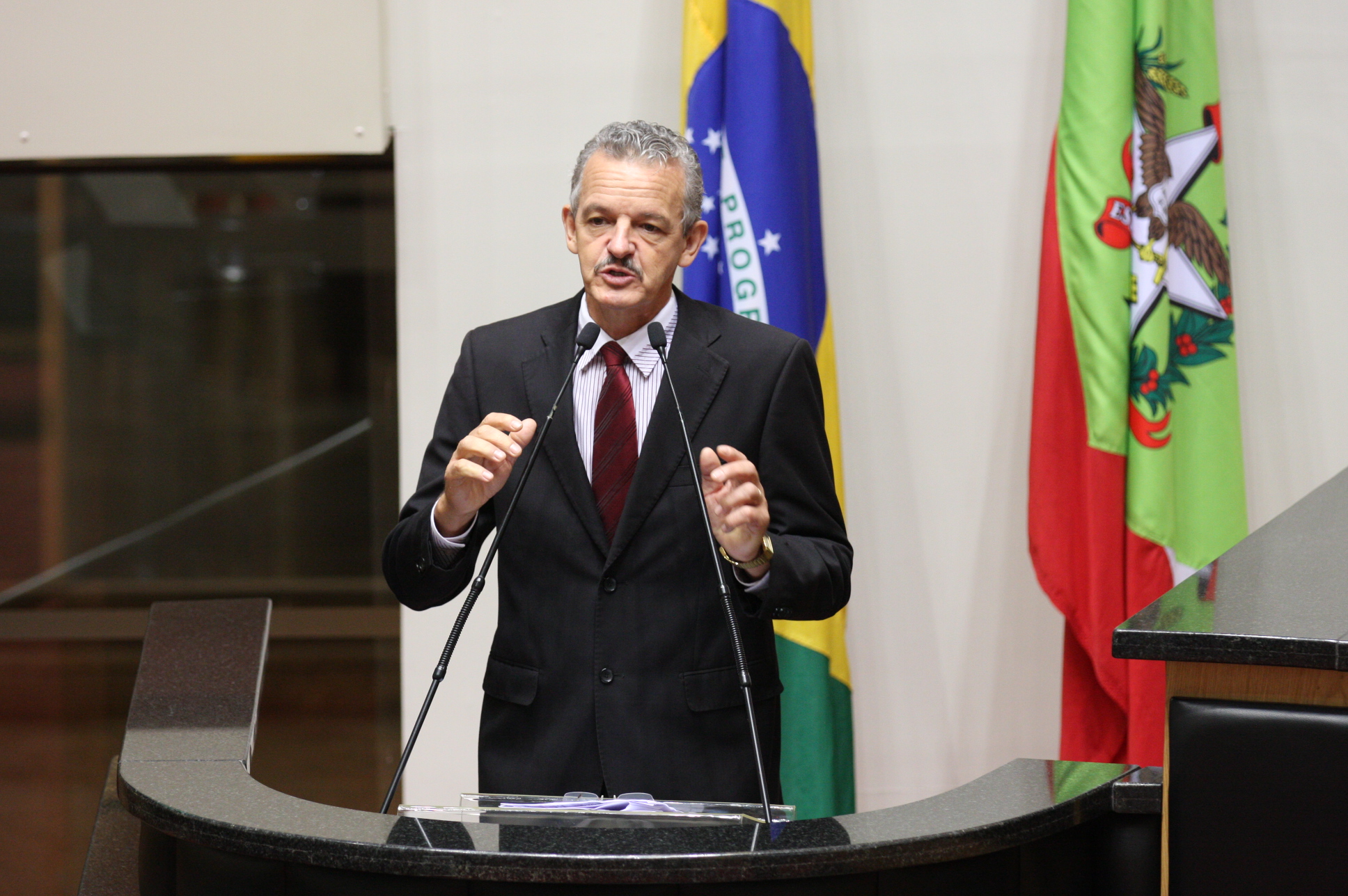 Sessão Ordinária.  Deputado Dirceu Dresch (PT). Foto: Yuri Santos / Agência AL