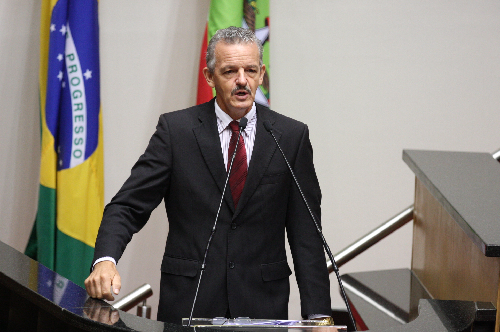 Sessão Ordinária.  Deputado Dirceu Dresch (PT). Foto: Yuri Santos / Agência AL