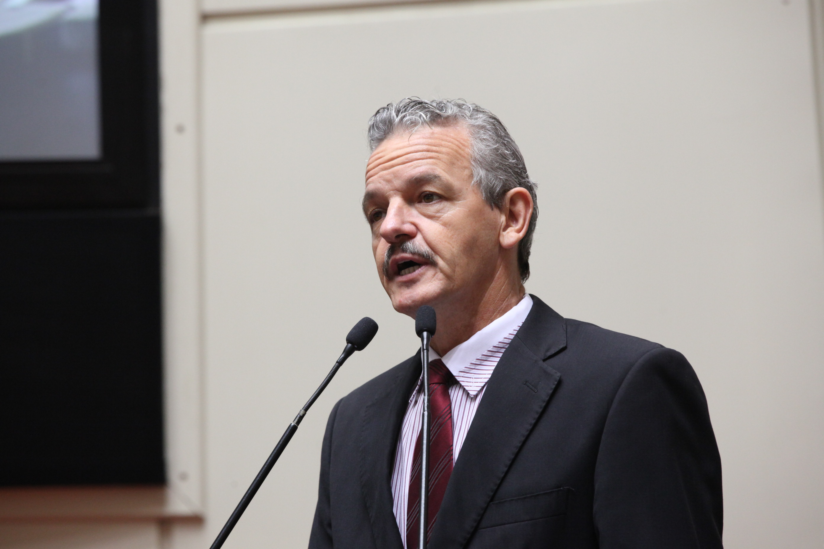 Sessão Ordinária. Deputado Dirceu Dresch (PT). Foto: Eduardo Guedes / Agência AL