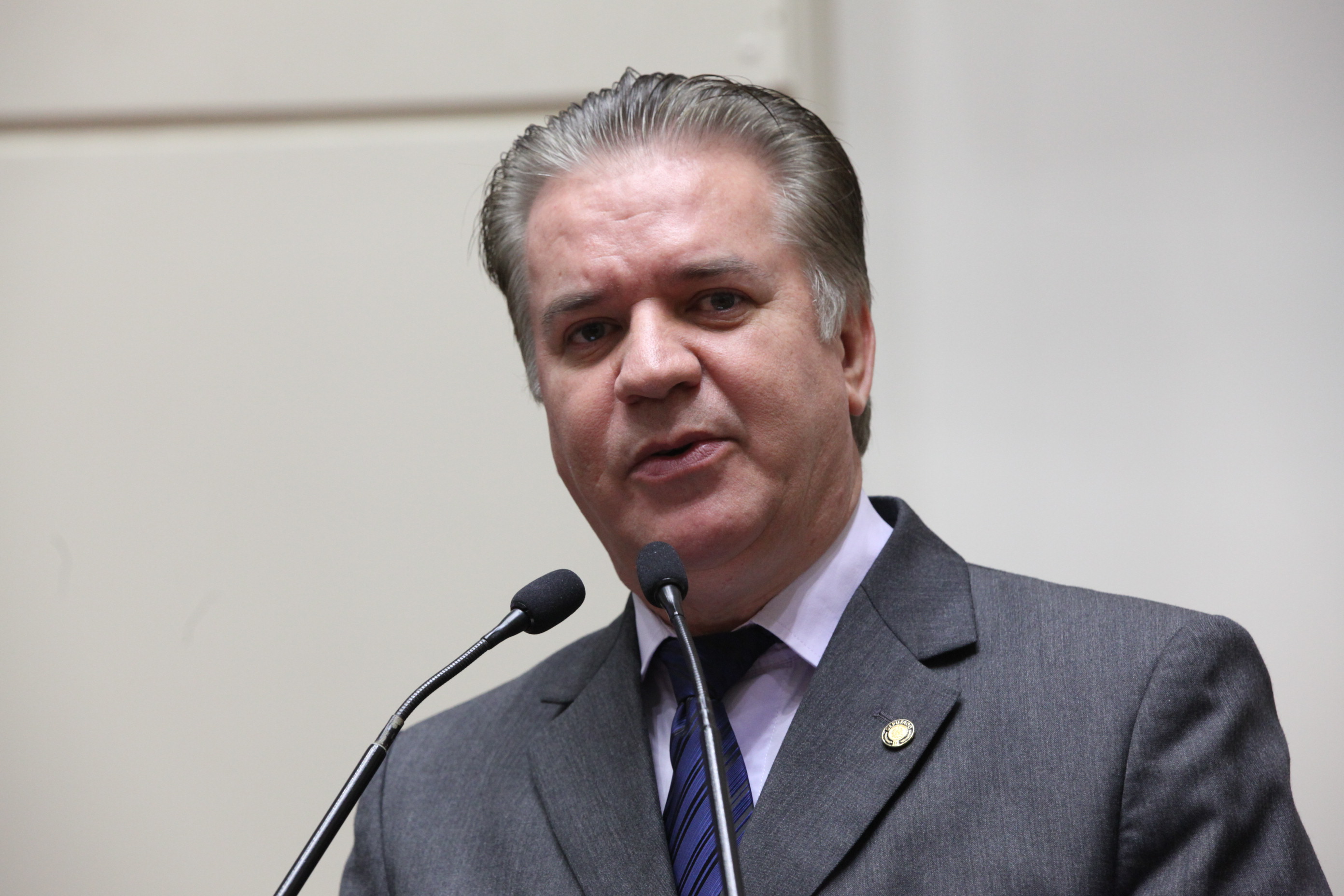 Sessão Ordinária. Deputado César Valduga (PCdoB). Foto: Eduardo Guedes / Agência AL