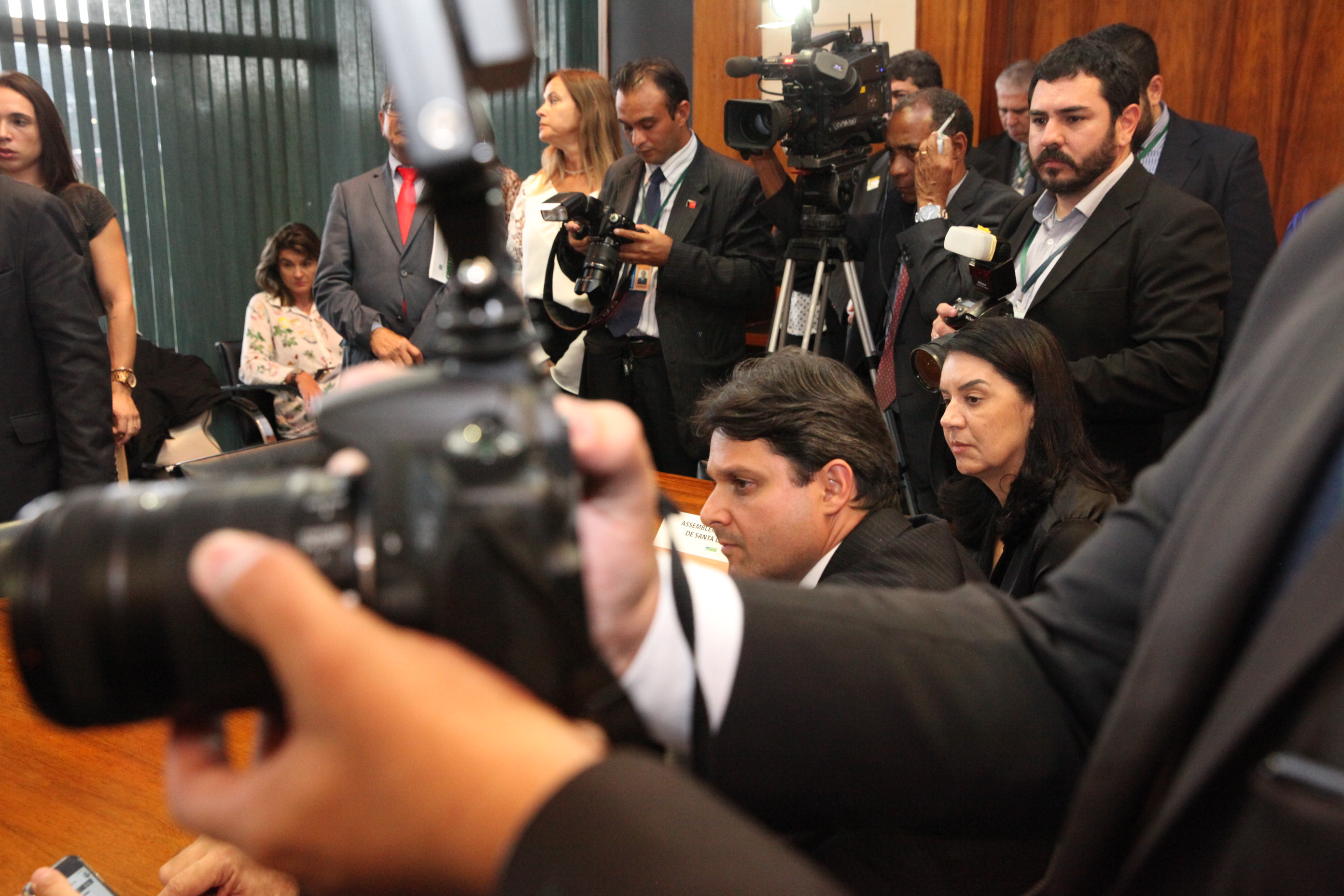 Alesc assina convênio com Câmara Federal para abertura de sinal da Rádio AL. Foto: Fábio Queiroz / Agência AL