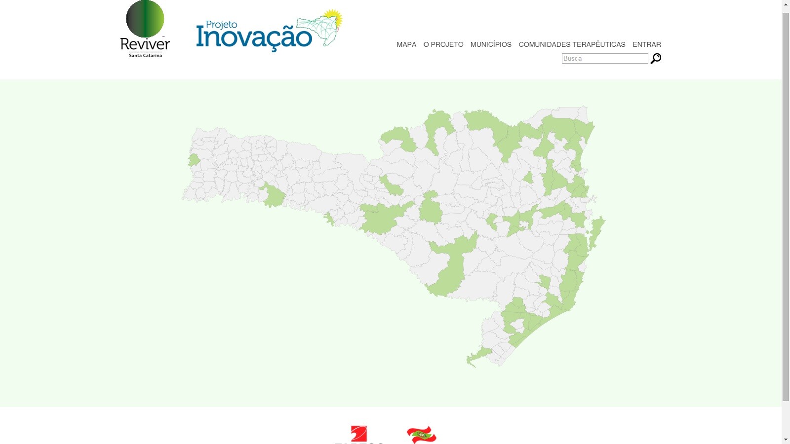 Programa conta disponibiliza site com informações sobre as comunidades credenciadas. FOTO: Reprodução