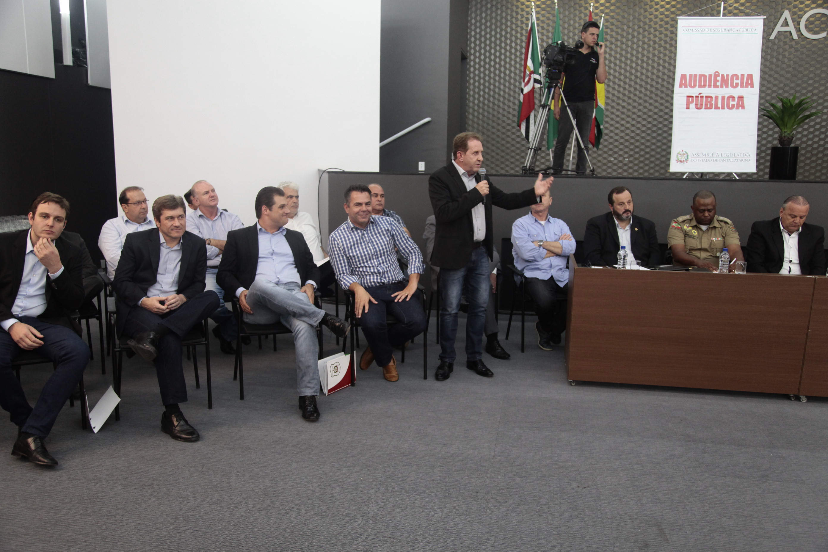 Audiência Pública da Comissão de Segurança - Criciúma. Deputado Valmir Comin (PP)
