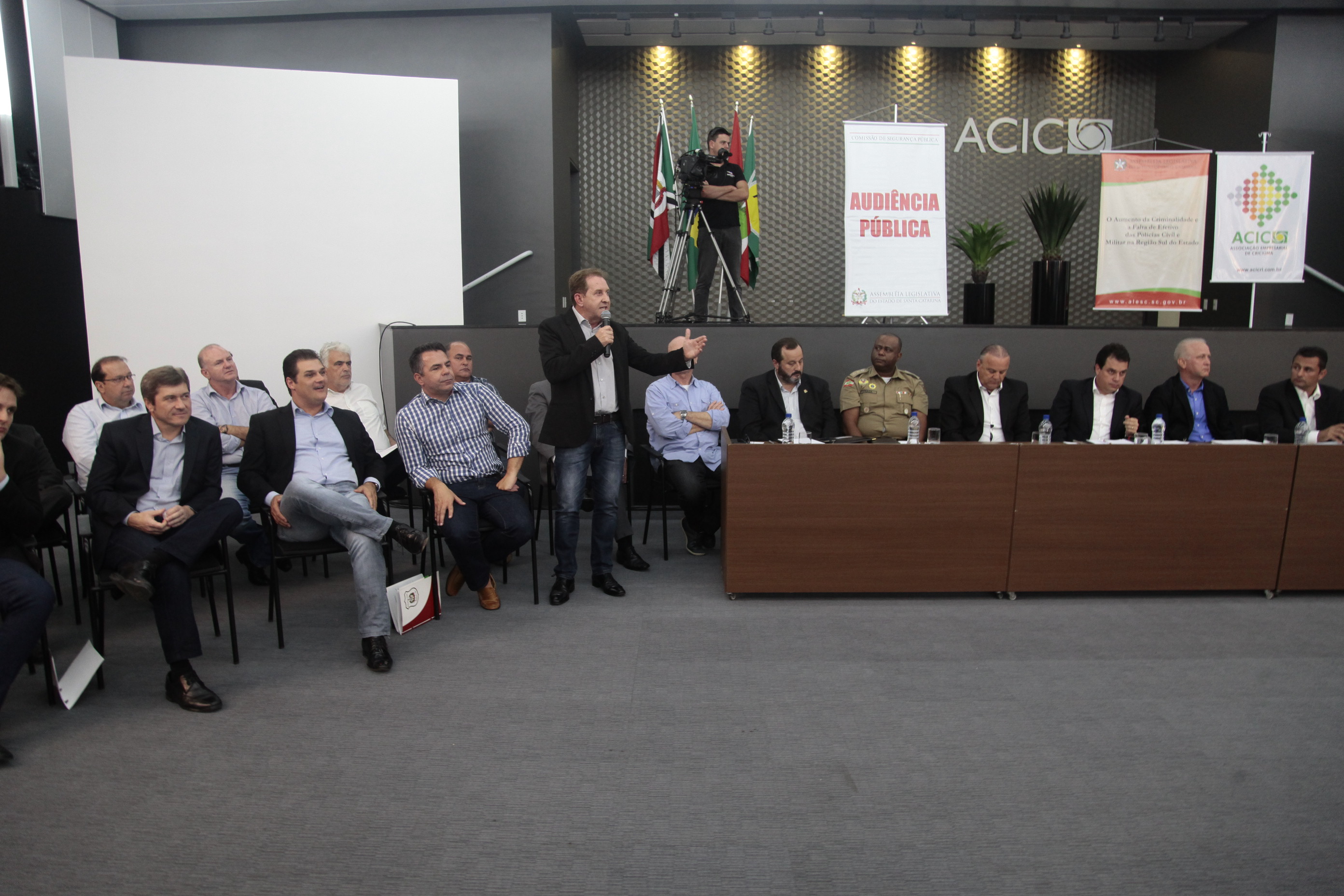 Audiência Pública da Comissão de Segurança - Criciúma. Deputado Valmir Comin (PP)