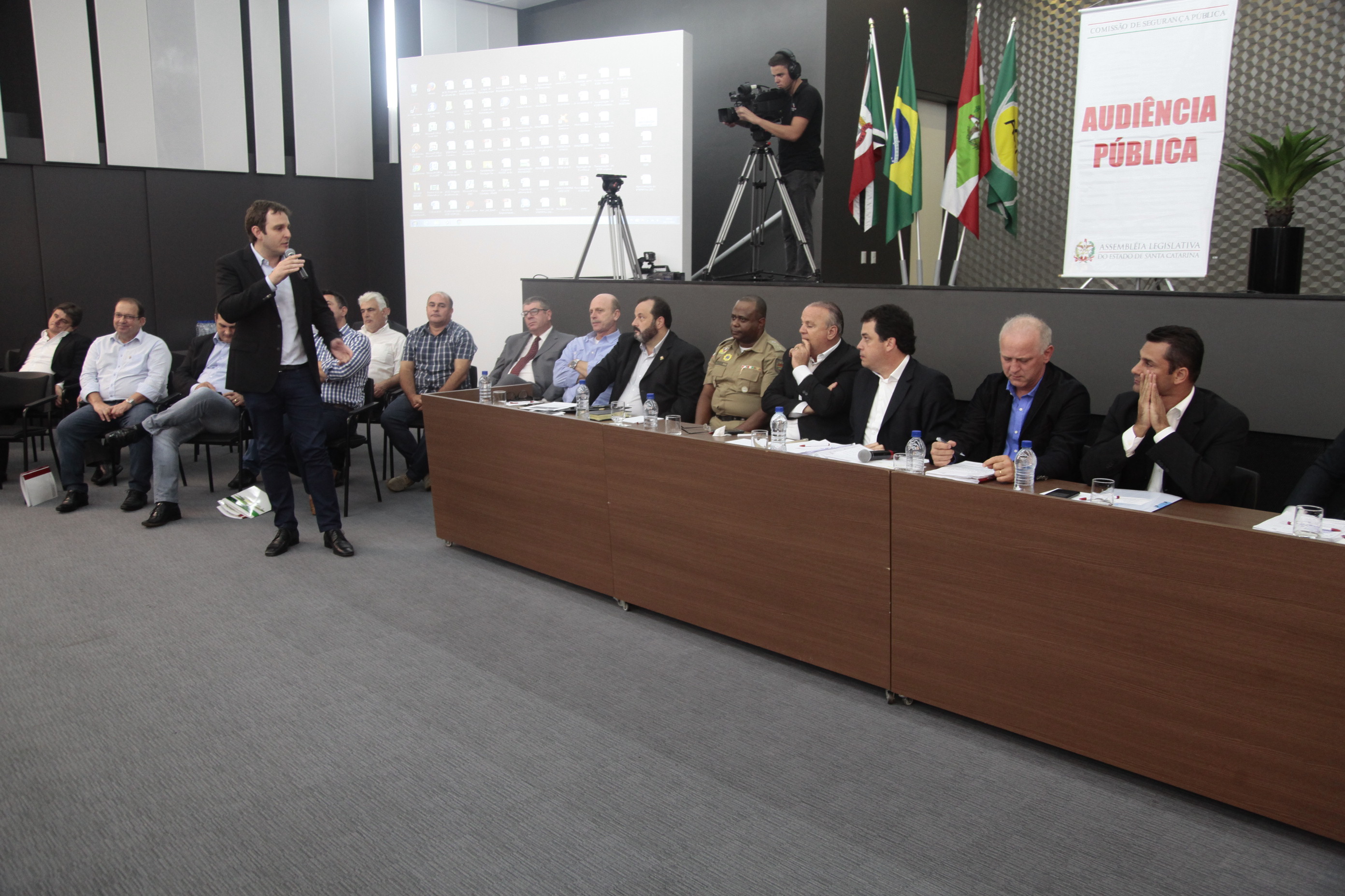 Audiência Pública da Comissão de Segurança - Criciúma. Deputado Ricardo Guidi.