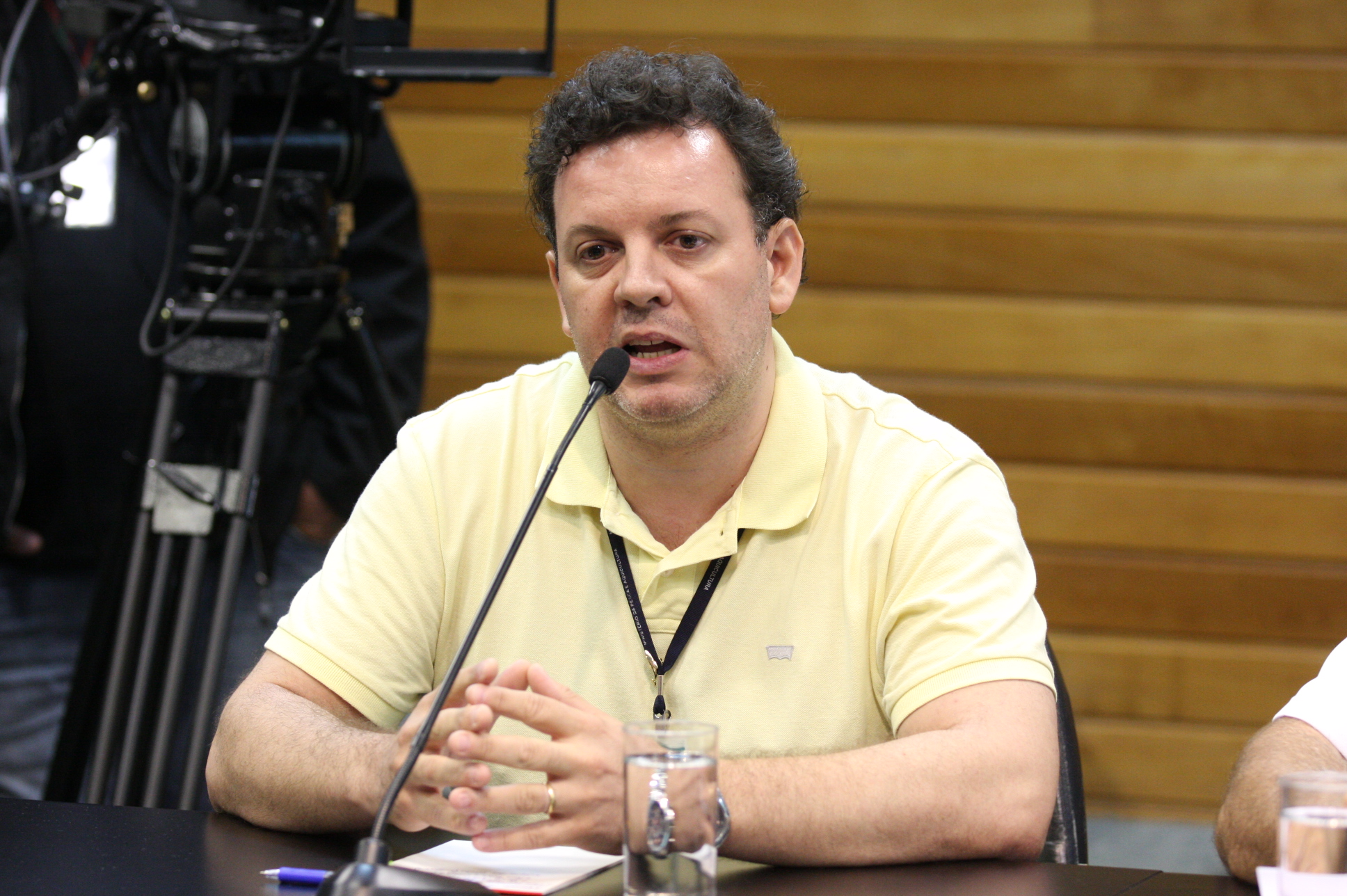 Comissão de Turismo e Meio Ambiente. Sup. Interino da Pesca e Aquicltura SC,Cristiano Martins de Souza. Foto: Yuri Santos / Agência AL