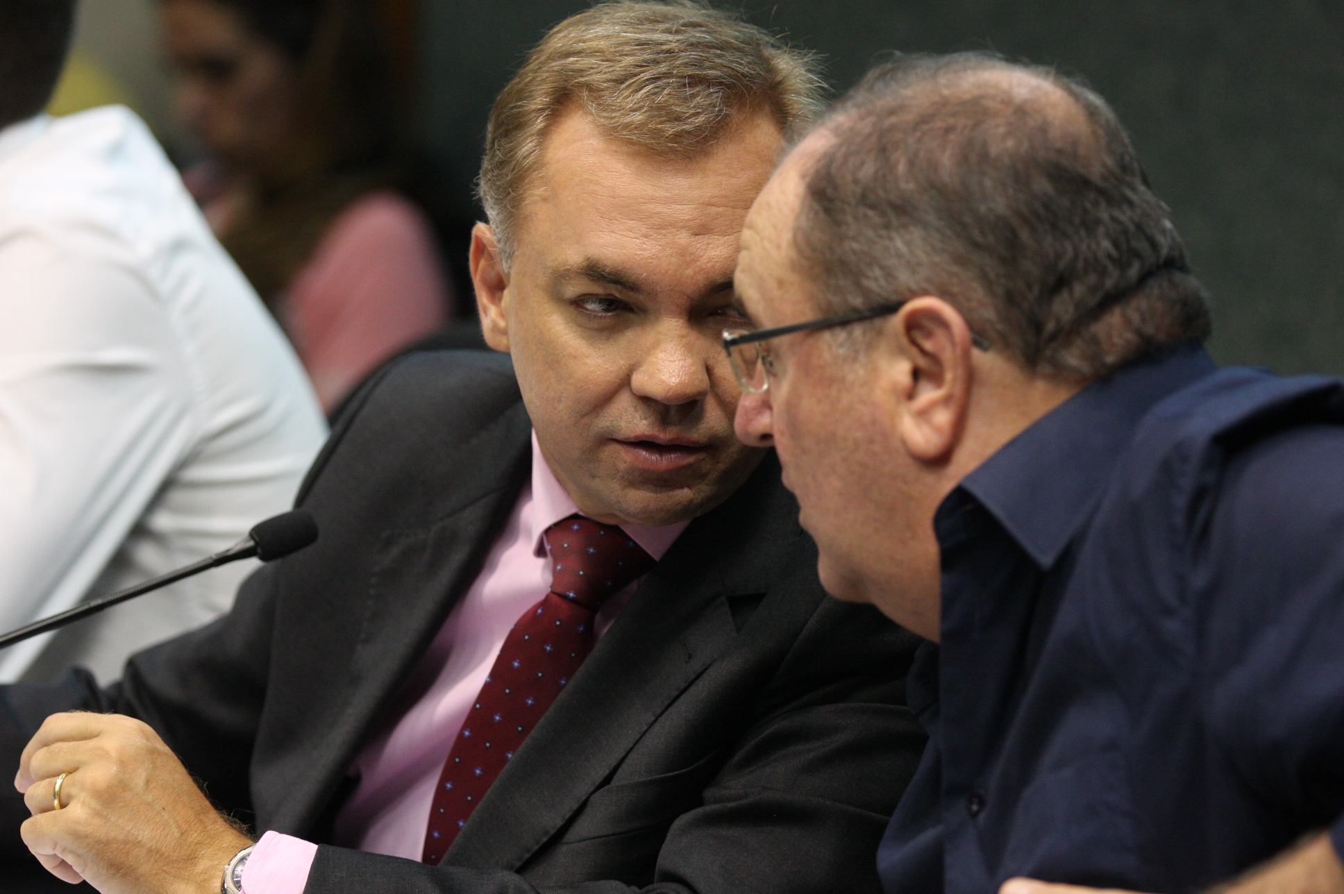 Comissão de Turismo e Meio Ambiente. Deputado Gean Loureiro (PMDB) e Vereador Celso Sandrini (PMDB). Foto: Yuri Santos / Agência AL