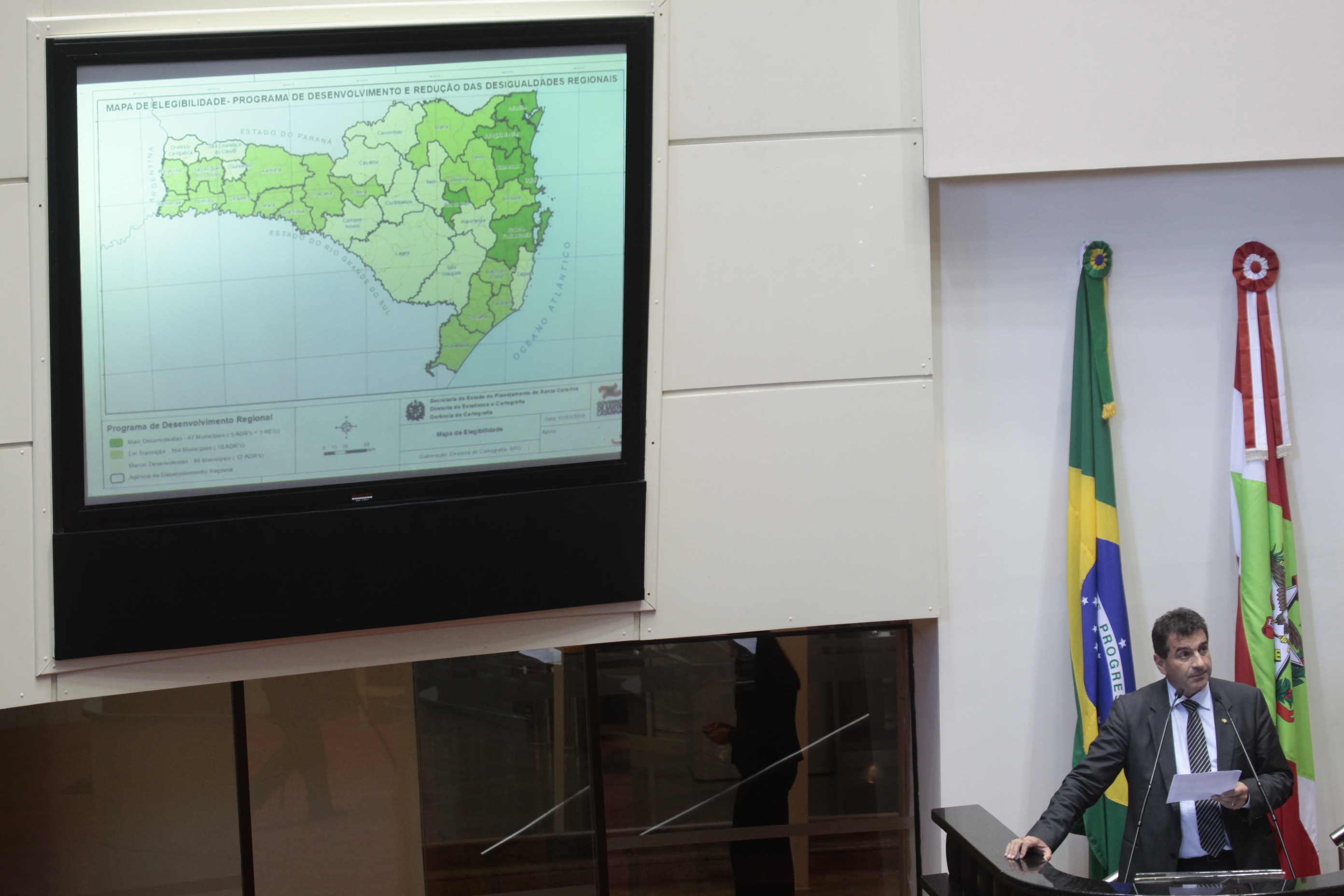 Sessão Ordinária. Deputado Valdir Cobalchini (PMDB)