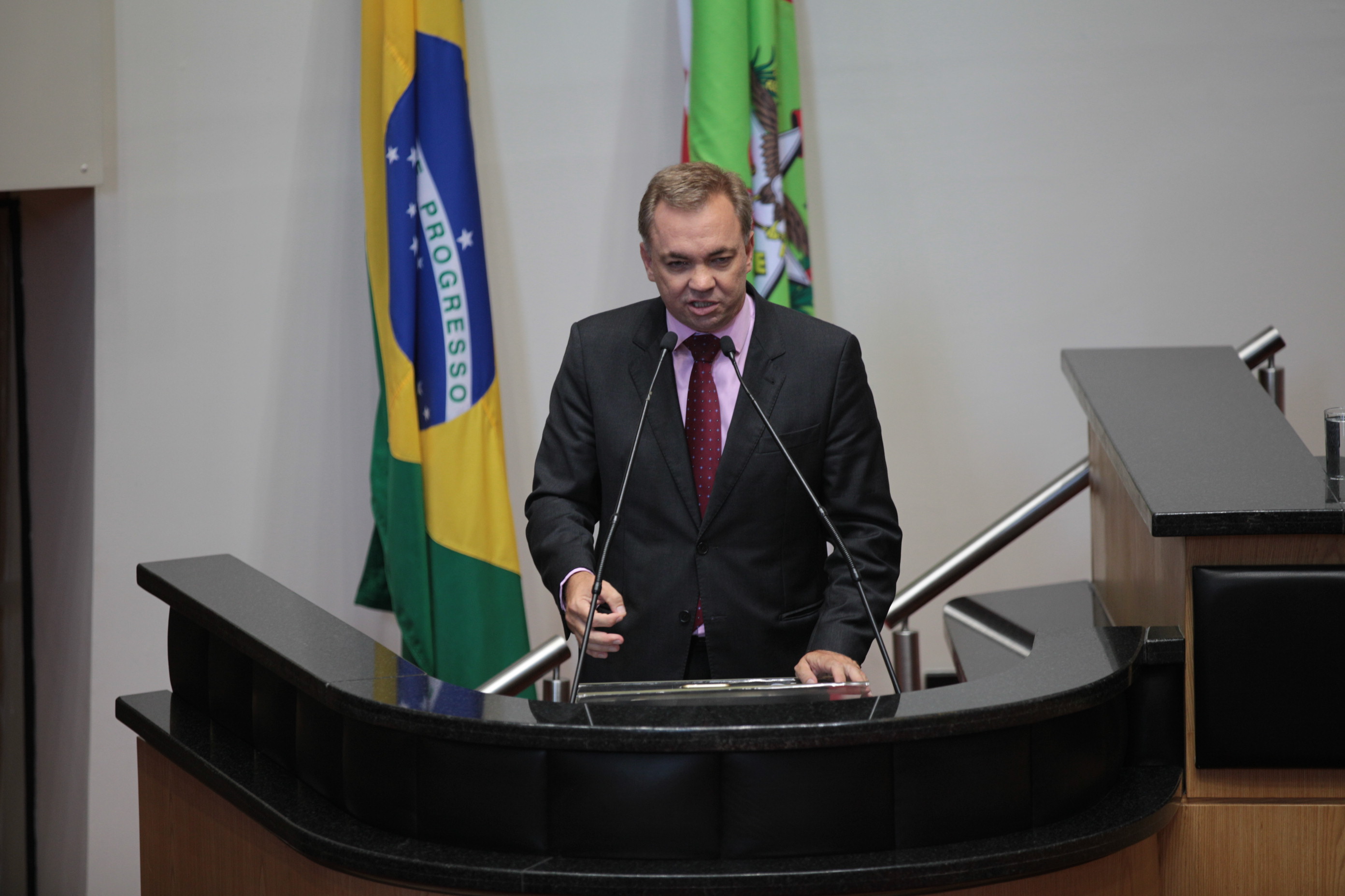 Sessão Ordinária. Deputado Gean Loureiro (PMDB). Foto: Solon Soares