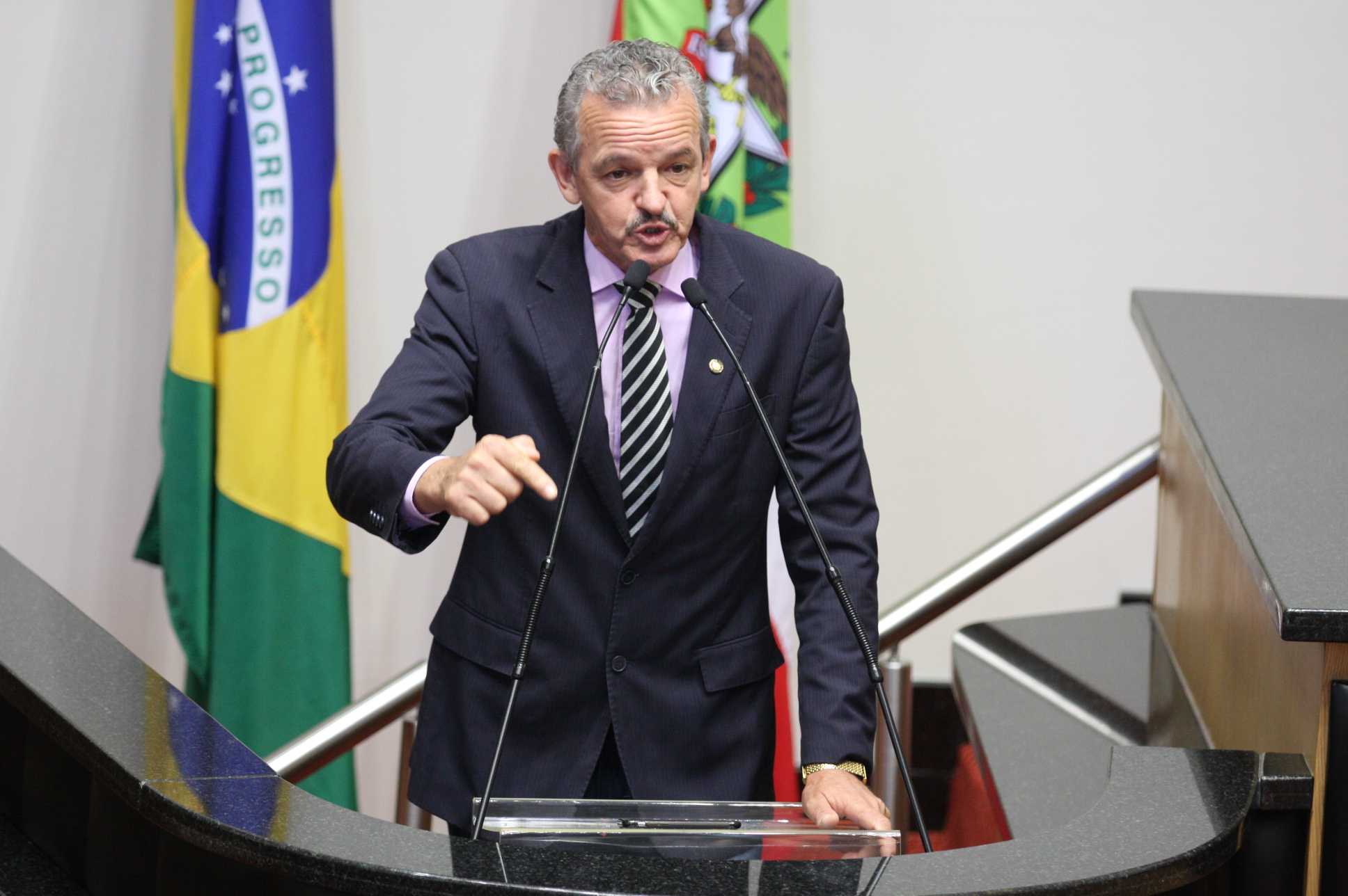 Sessão Ordinária. Deputado Dirceu Dresch (PT). Foto: Yuri Santos / Agência AL