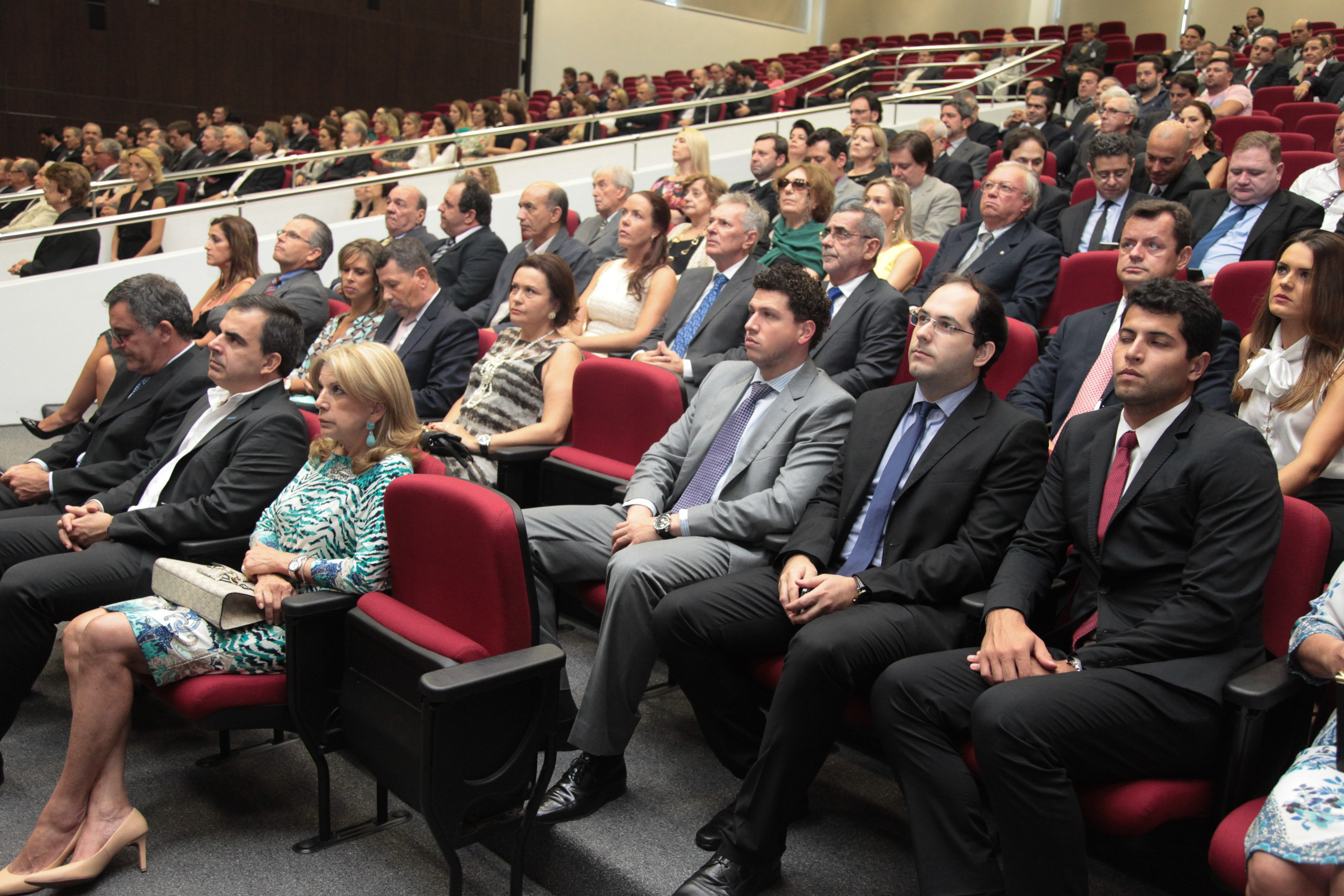 Posse do novo presidente do Tribunal Regional Eleitoral de Santa Catarina, desembargador Cesar Augusto Mimoso Ruiz Abreu.