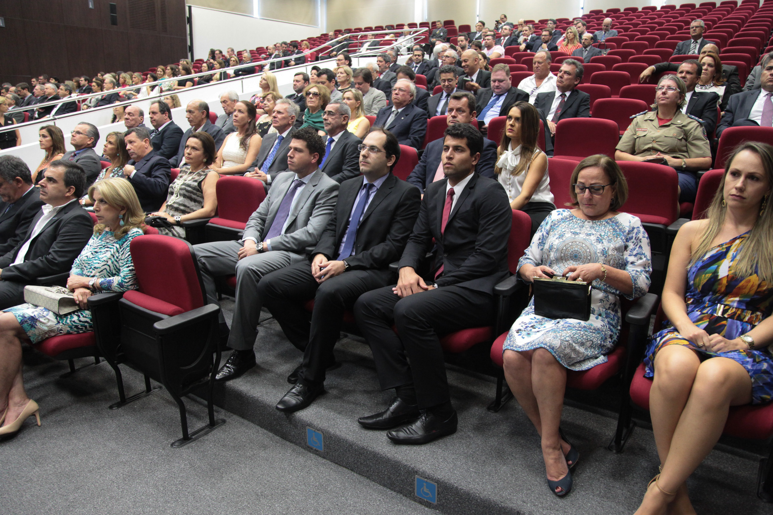 Posse do novo presidente do Tribunal Regional Eleitoral de Santa Catarina, desembargador Cesar Augusto Mimoso Ruiz Abreu.