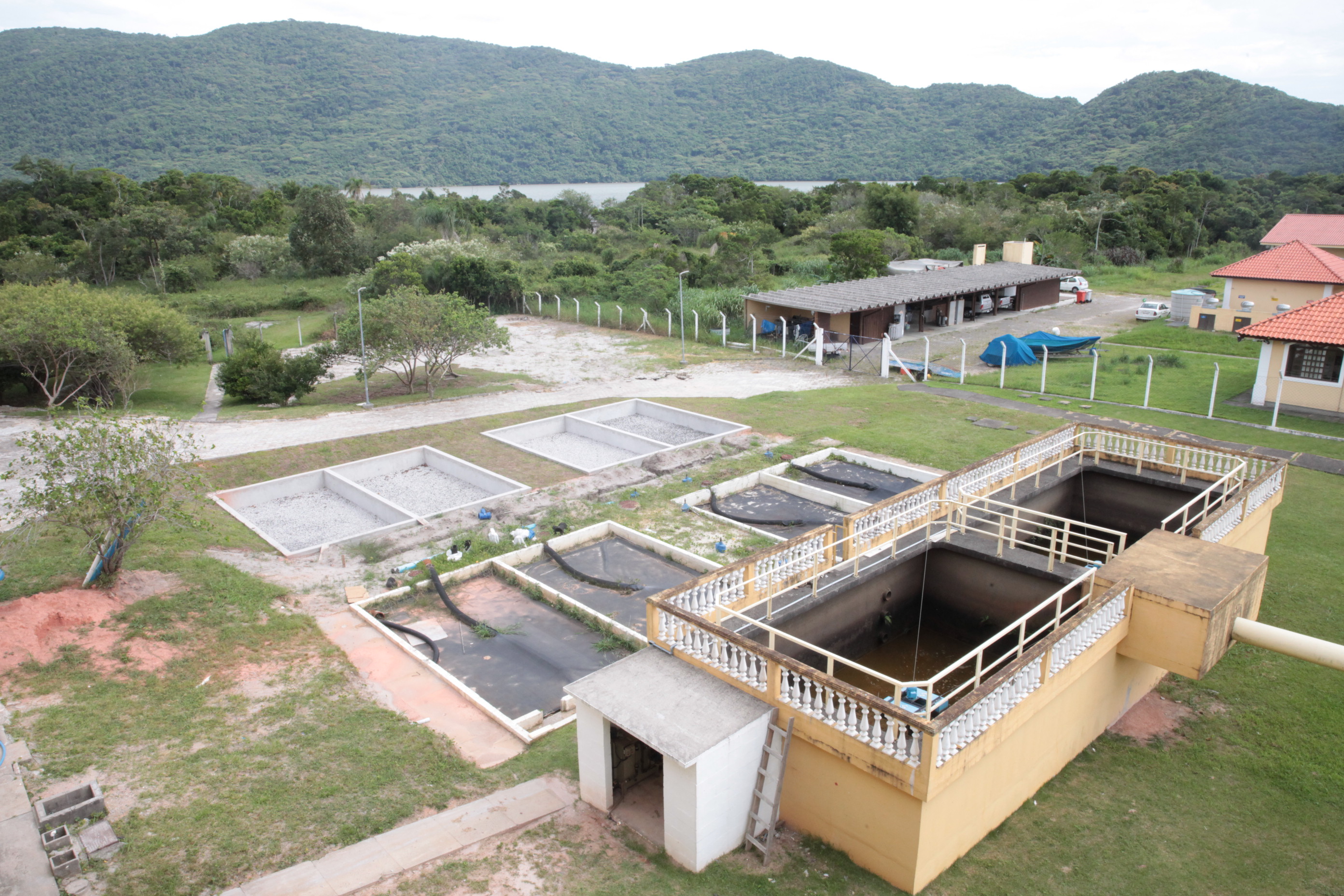 Estação de Tratamento da Casan - Lagoa do Peri. Foto: Fábio Queiroz / Agência AL