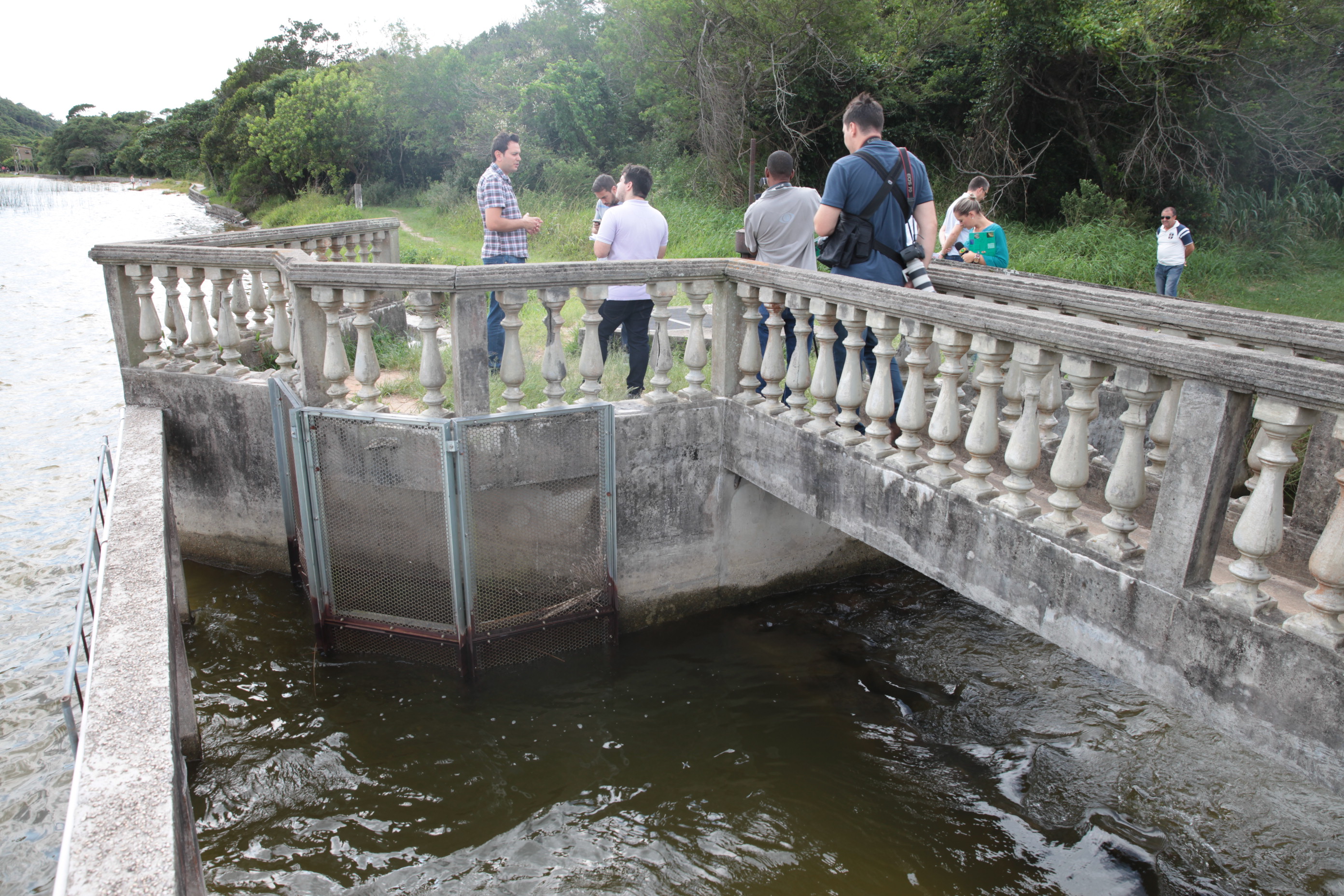 Estação de Tratamento da Casan - Lagoa do Peri. Foto: Fábio Queiroz / Agência AL