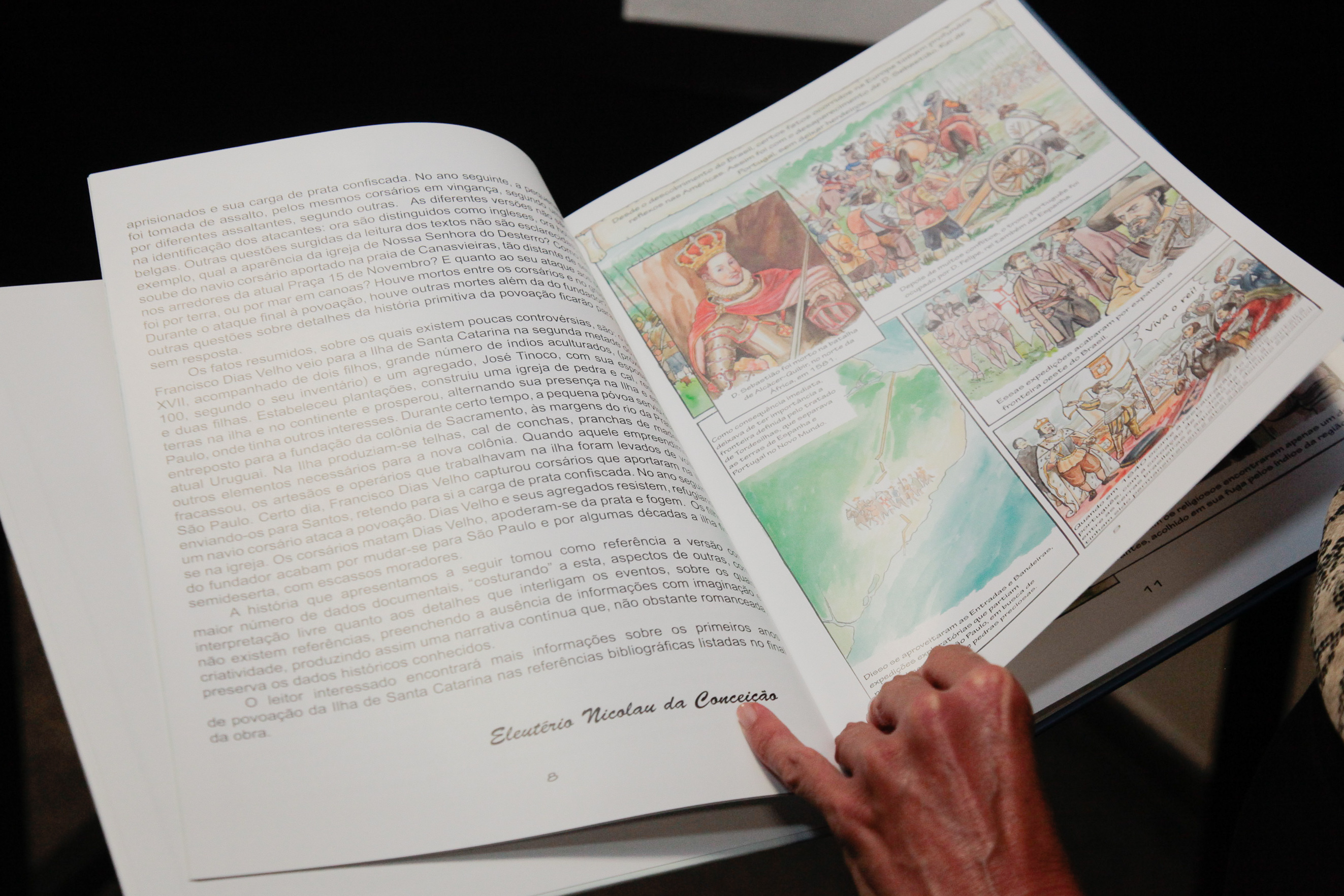 Lançamento Literário - Nossa Senhora do Desterro. Os Primeiros anos - Autor Eleutério Nicolau da Conceição.