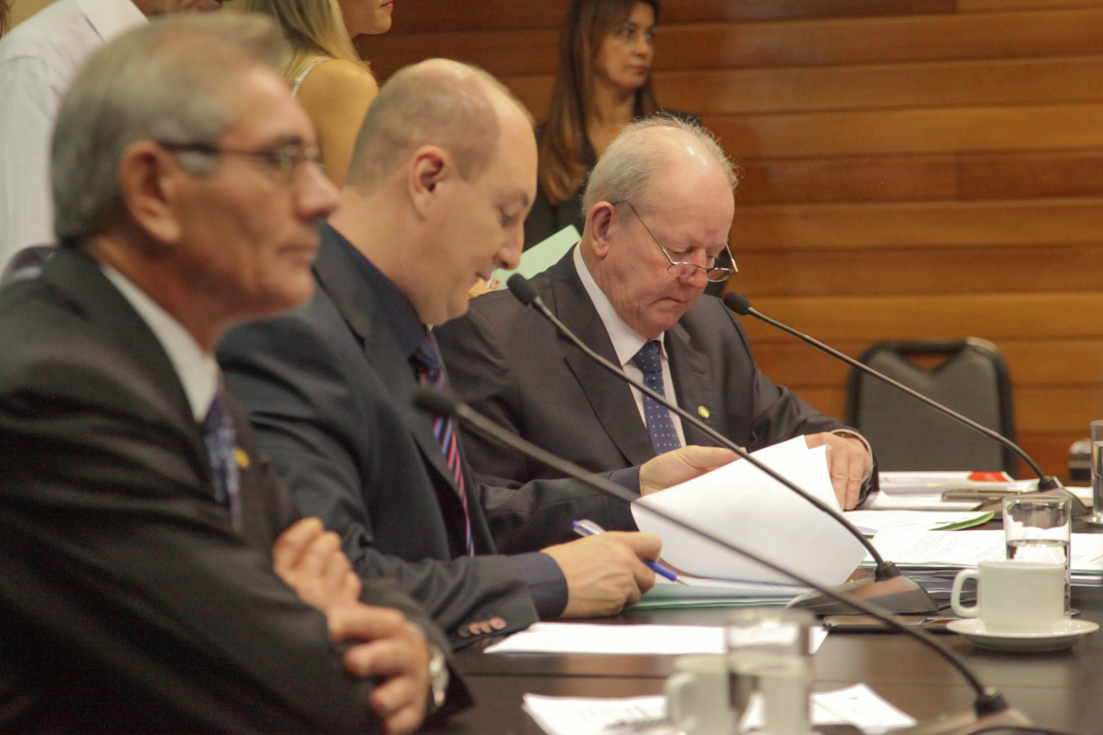 Reunião da Comissão de Constituição e Justiça. Foto: Luis Debiasi / Agência AL