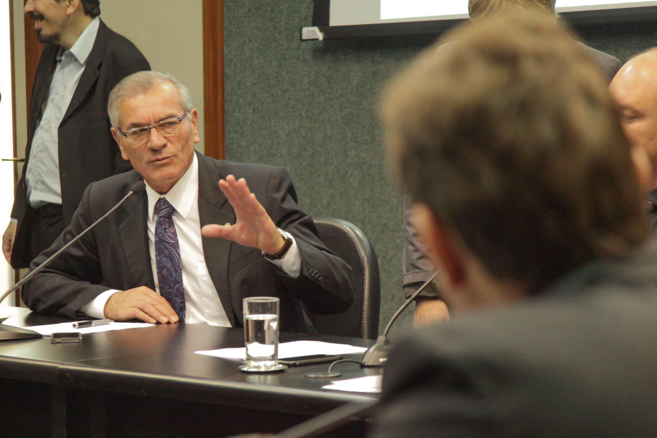 Reunião da Comissão de Constituição e Justiça. Foto: Luis Debiasi / Agência AL