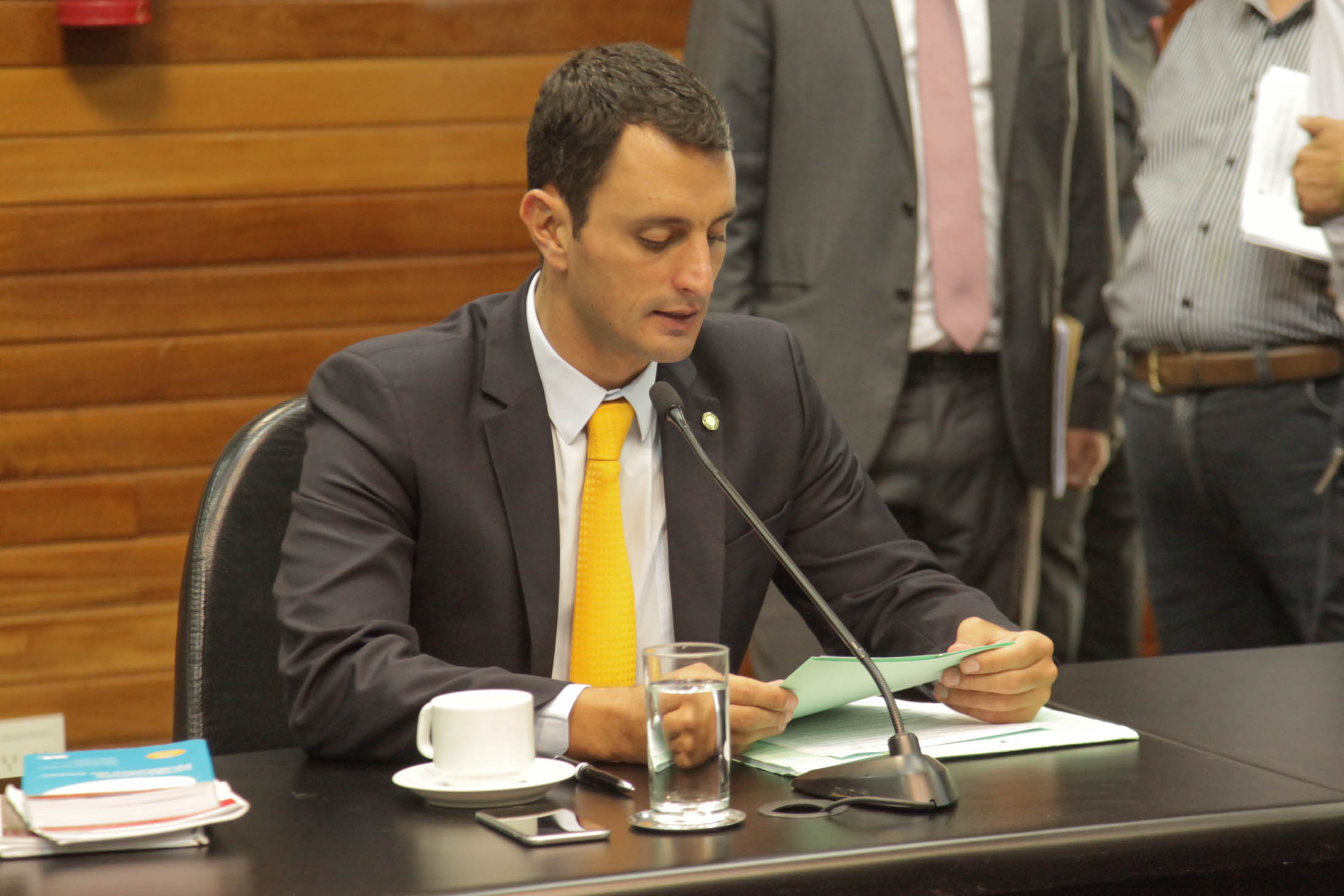 Reunião da Comissão de Constituição e Justiça. Foto: Luis Debiasi / Agência AL