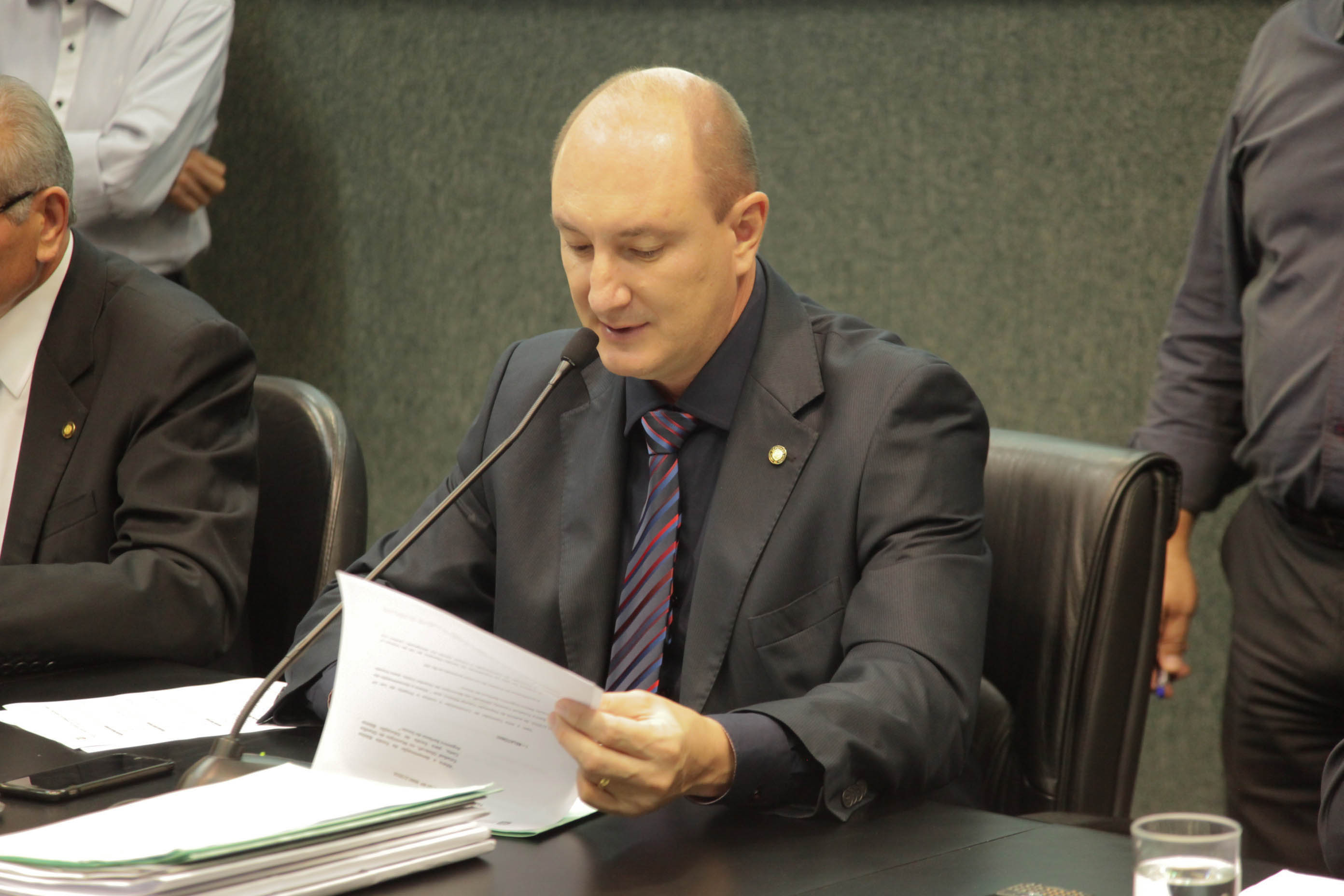 Reunião da Comissão de Constituição e Justiça. Foto: Luis Debiasi / Agência AL