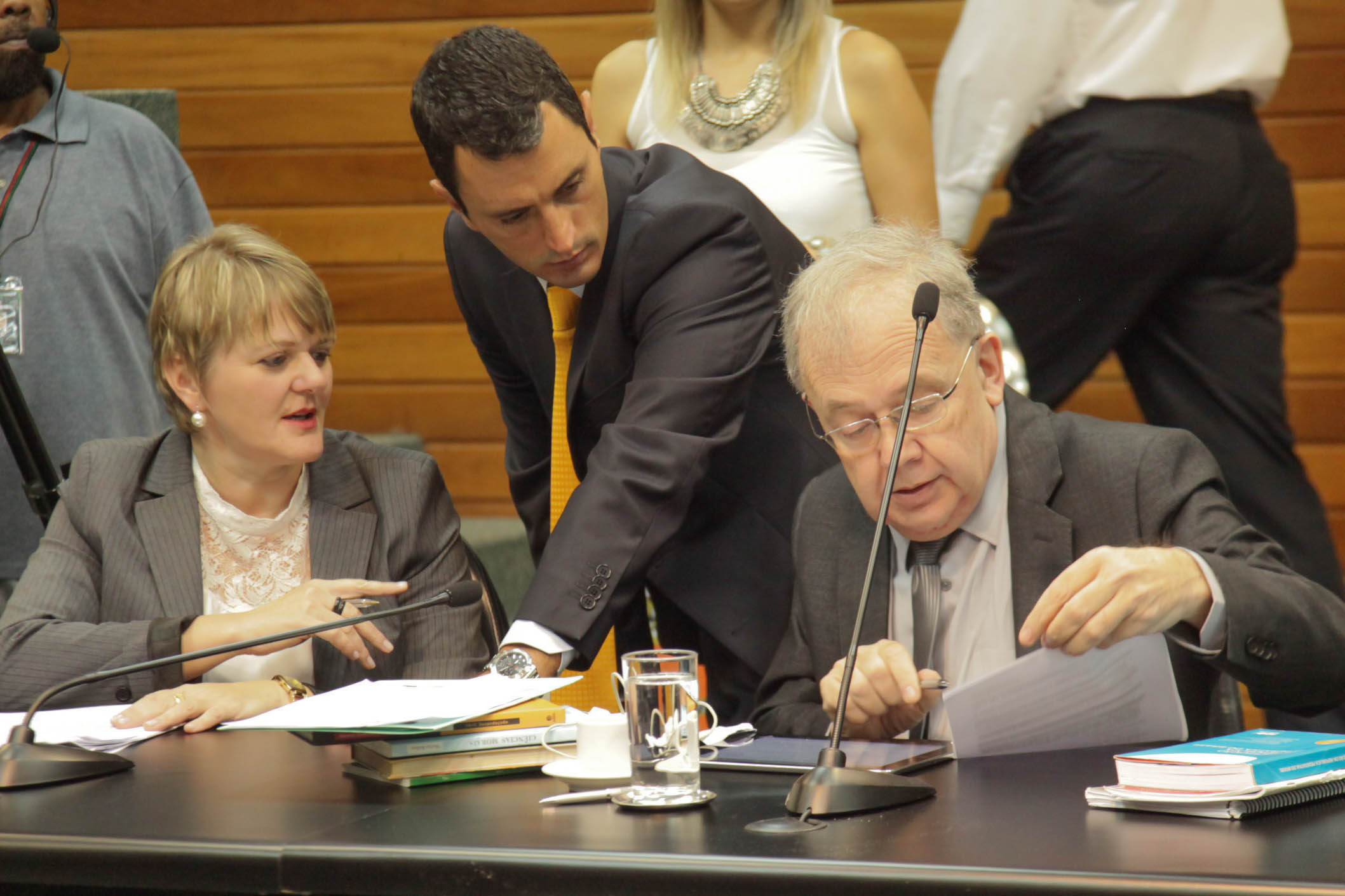 Reunião da Comissão de Constituição e Justiça. Foto: Luis Debiasi / Agência AL