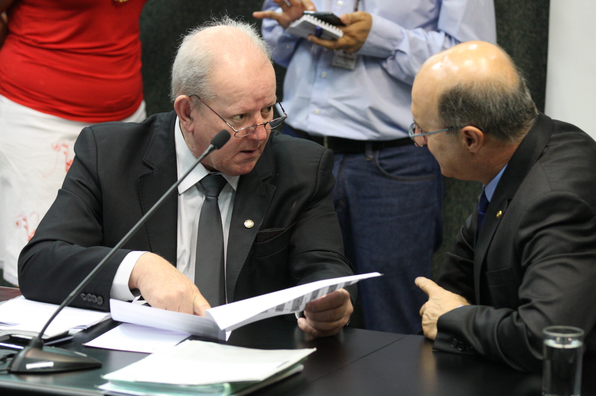 Deputados Marcos Vieira e José Milton Scheffer