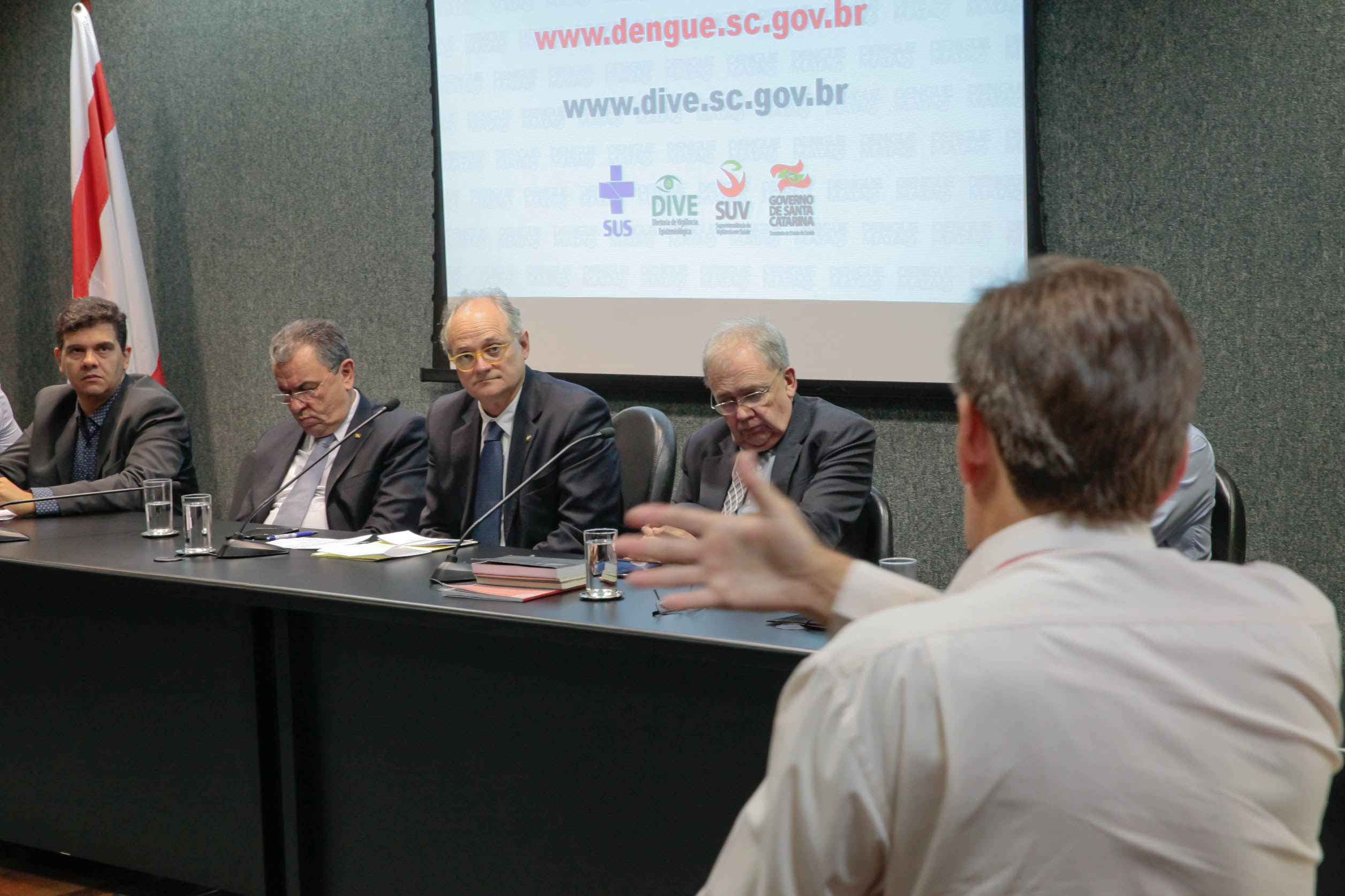 Comissão de Saúde - Audiência Pública sobre a prevenção da proliferação do mosquito da dengue. Foto: Luis Gustavo Debiasi/Agência AL