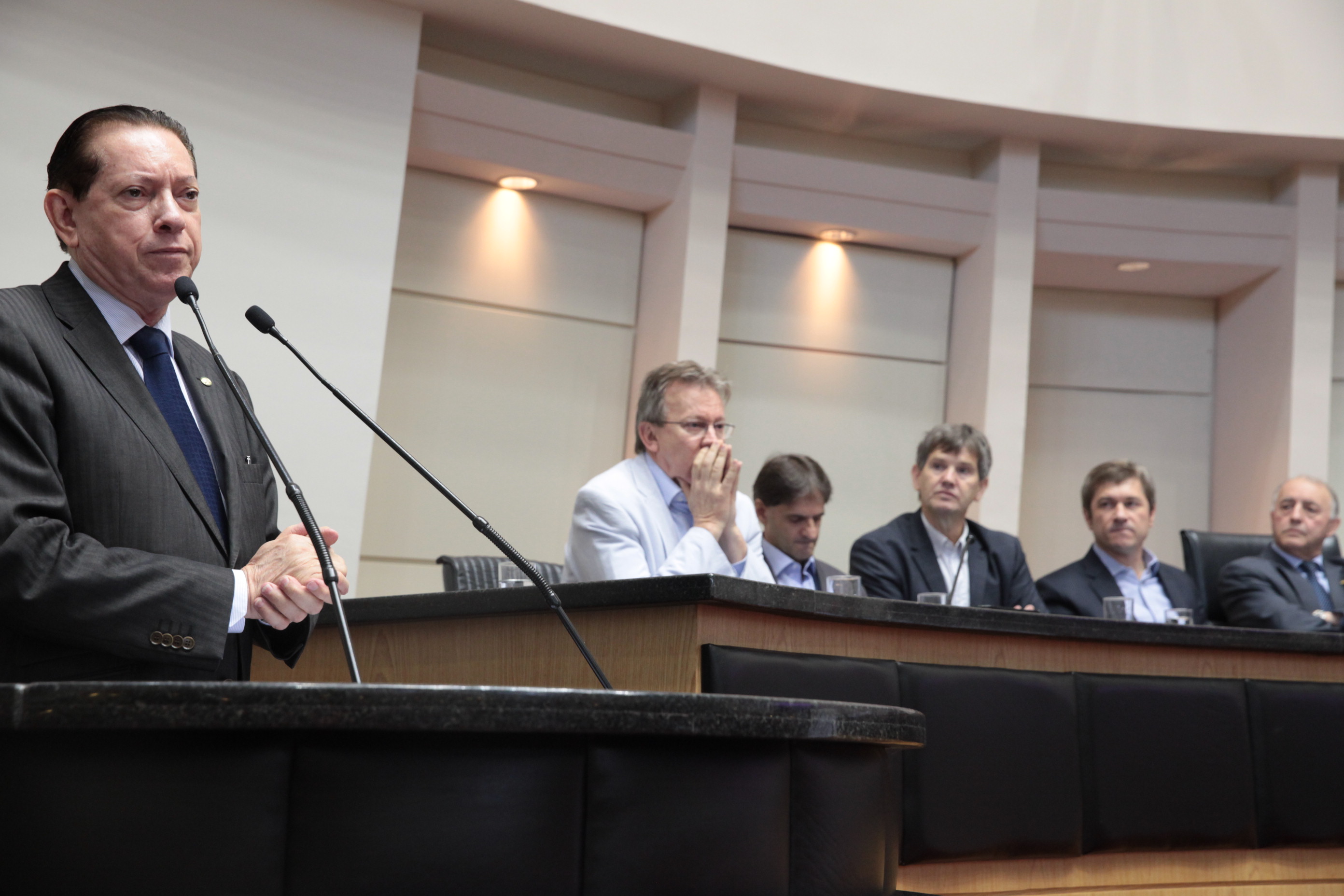 O Atual Cenário da Suinocultura Catarinense. Deputado Federal Edson Bez (PMDB). Foto: Eduardo Guedes / Agência AL