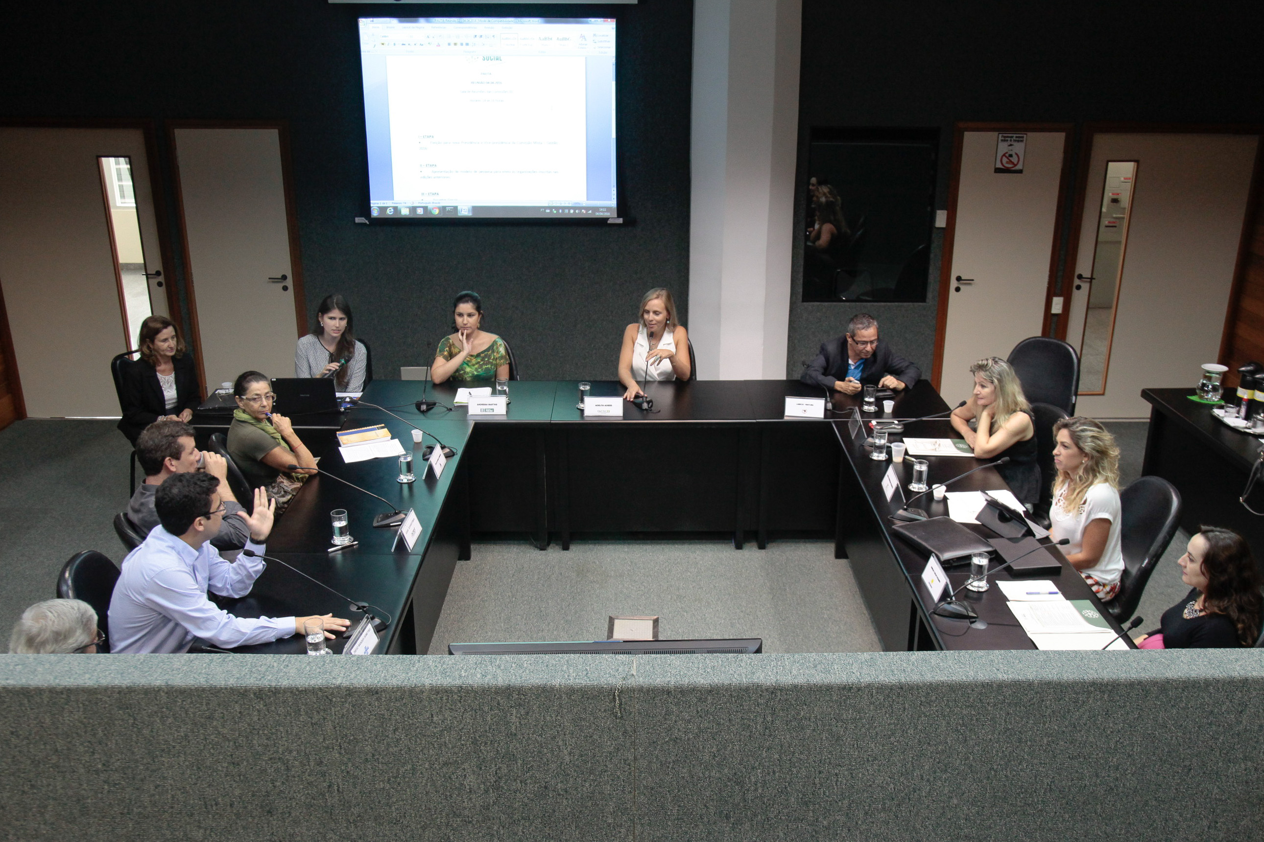 Reunião da Comissão Mista de Certificado de Responsabilidade Social.